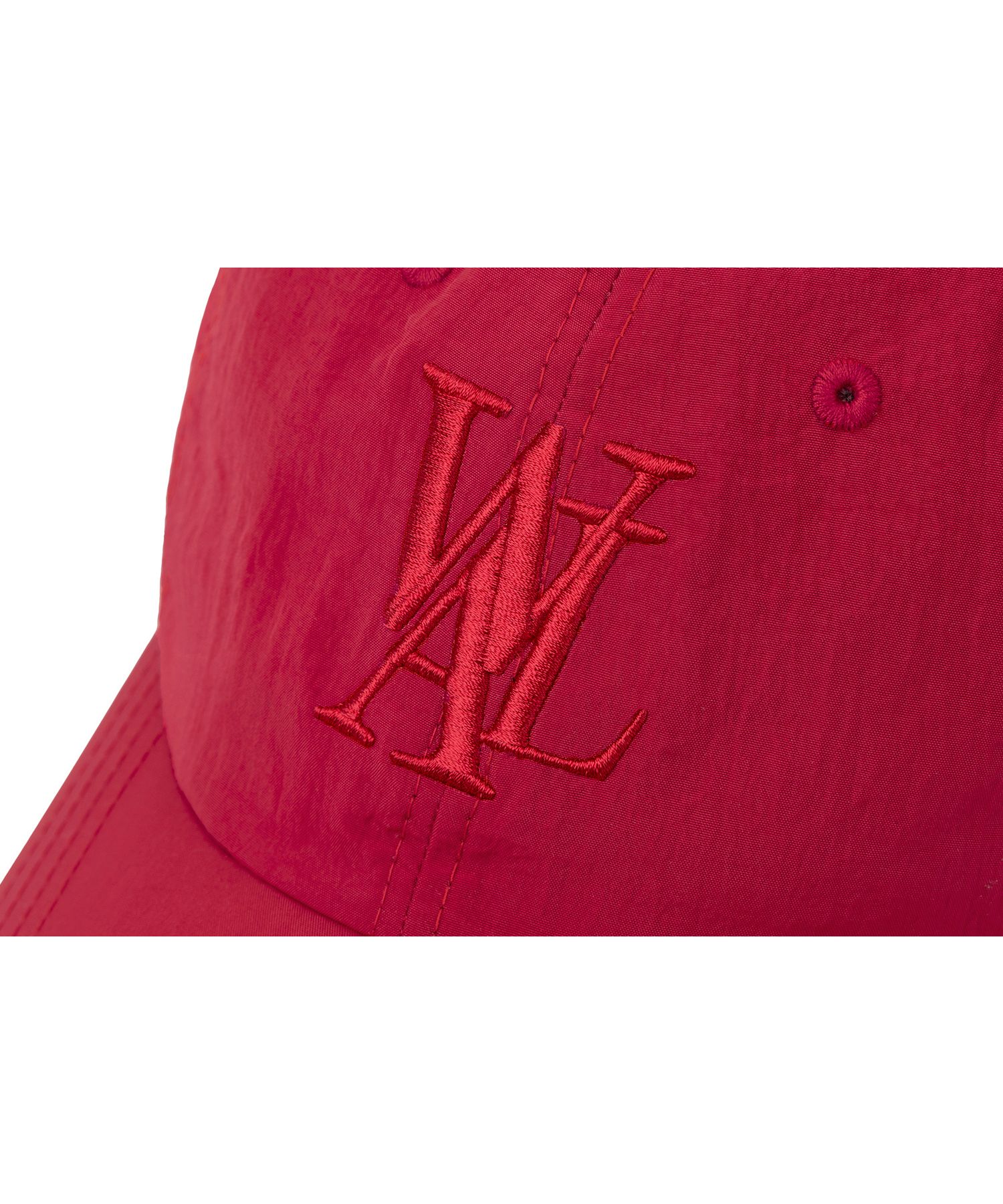 キャップ WOOALONG Deep signature nylon ball cap RED WL240WCA03URED MUSINSA | WOOALONG Deep signature nylon ball cap - RED