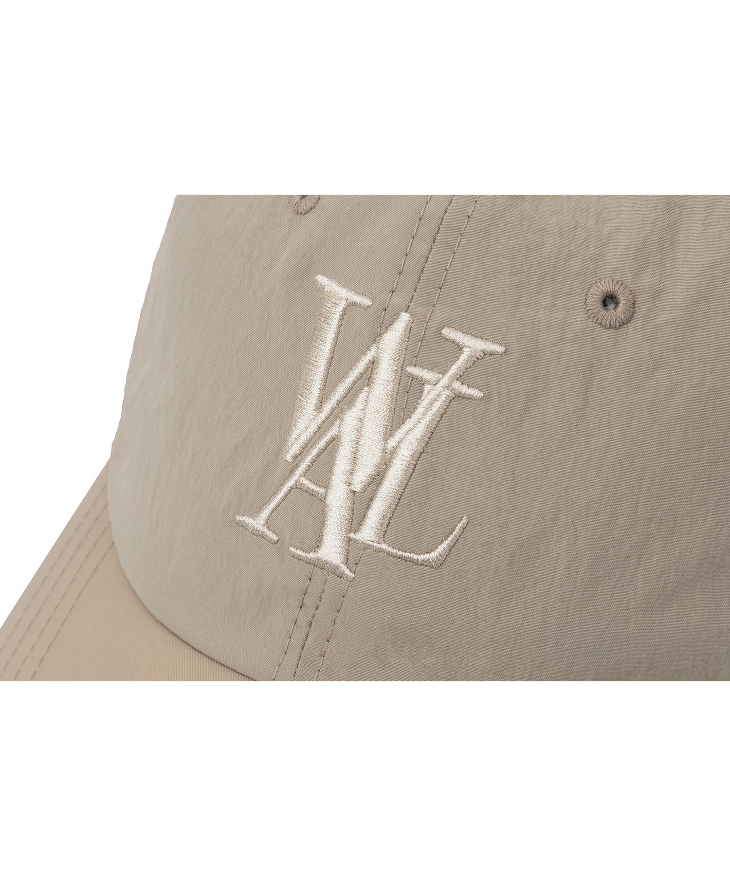 キャップ WOOALONG Signature Nylon Ball Cap KHAKI WL232WCA02UKAK MUSINSA | WOOALONG Signature Nylon Ball Cap - BEIGE