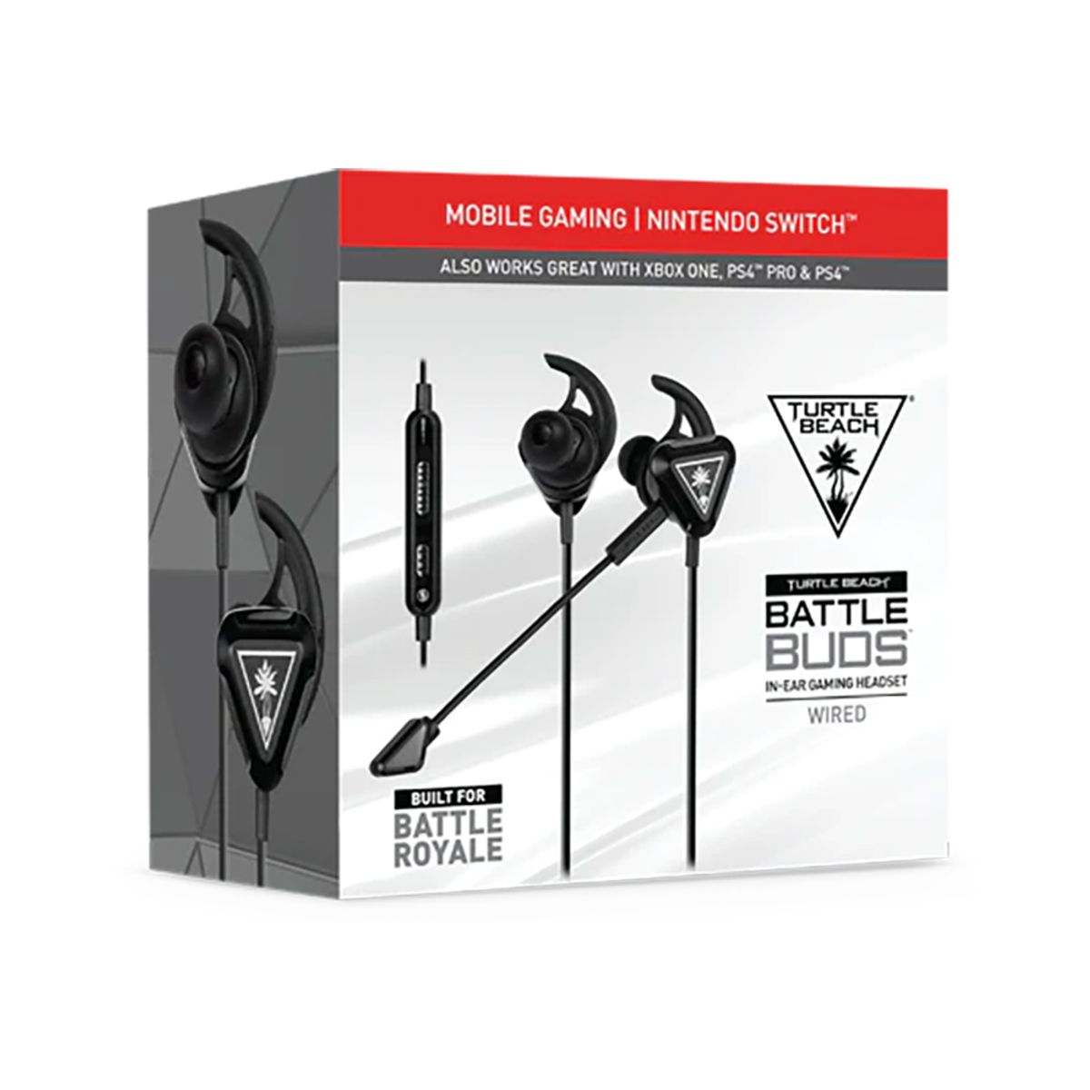 터틀비치(TURTLEBEACH) 배틀 버즈 Battle Buds 게이밍 헤드셋 Black (닌텐도 스위치 호환)