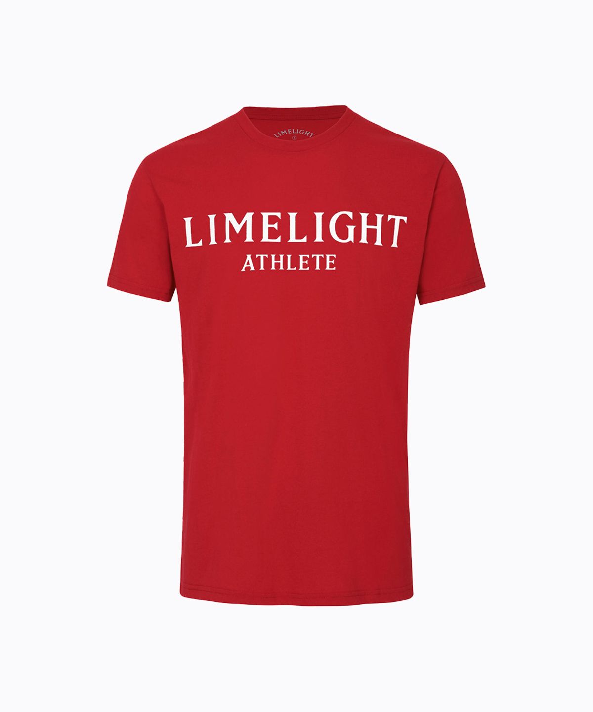 라임라잇 어패럴(LIMELIGHT APPAREL) 애슬릿 티셔츠 (레드/화이트)
