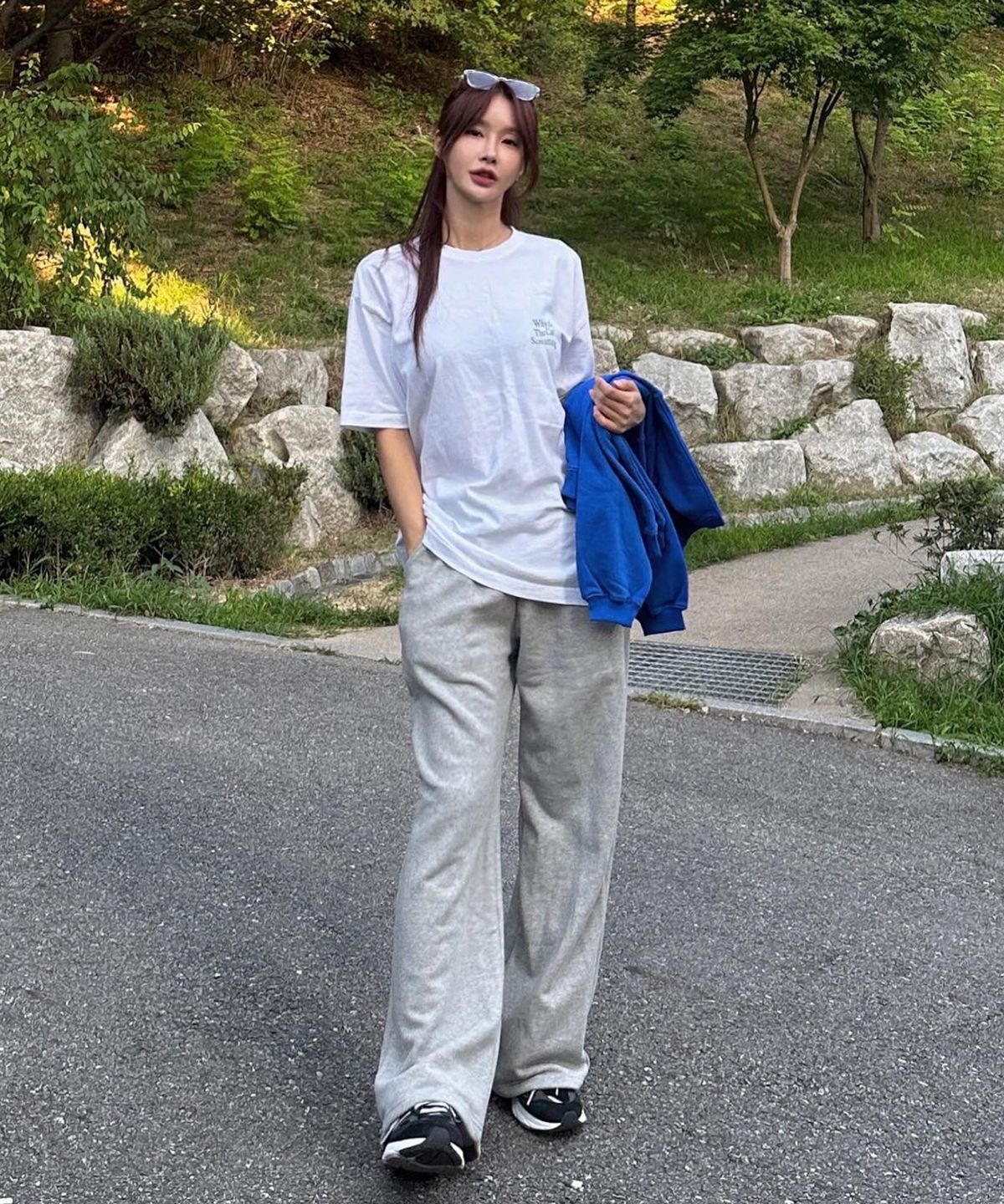 어커버(ACOVER) 사계절 스웻 트레이닝 팬츠 4color