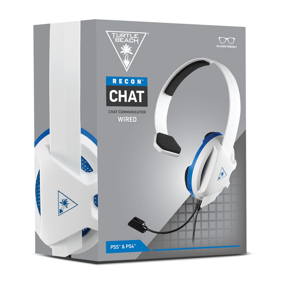 터틀비치(TURTLEBEACH) 리콘 챗 Recon Chat 게이밍 헤드셋 for PS (White)