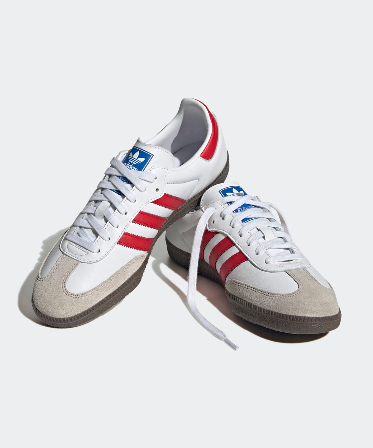 아디다스(ADIDAS) 삼바 OG - 화이트:레드 / IG1025