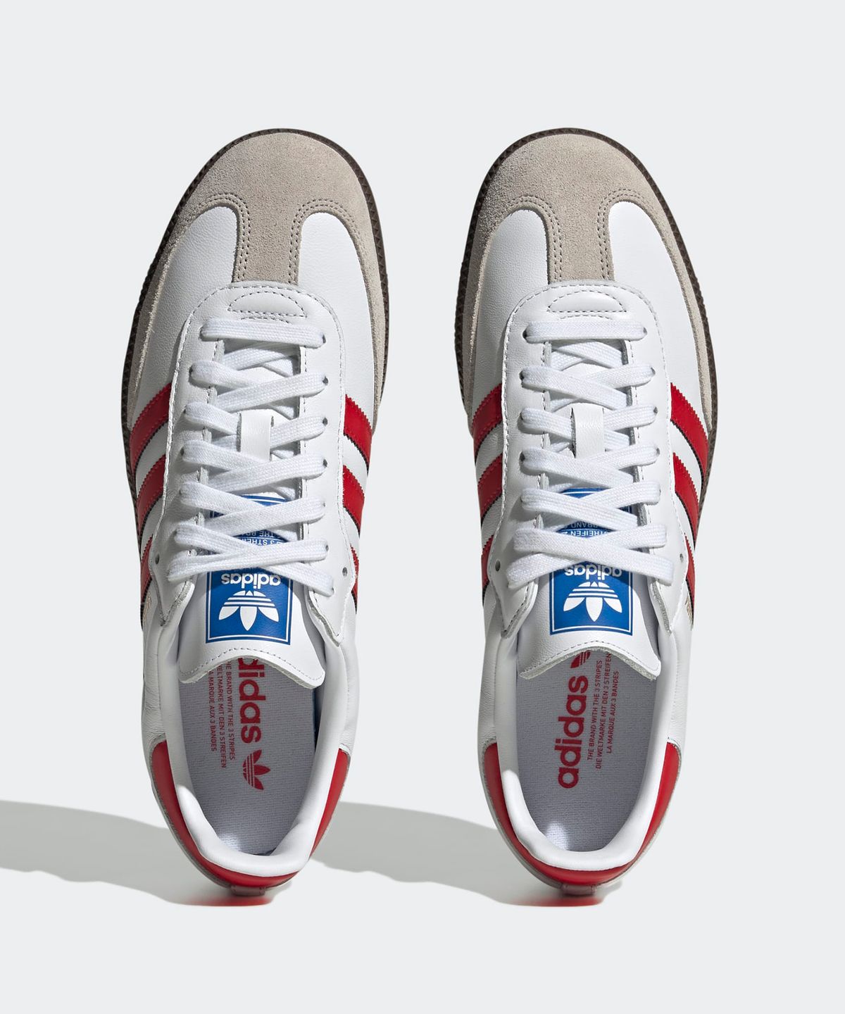 아디다스(ADIDAS) 삼바 OG - 화이트:레드 / IG1025
