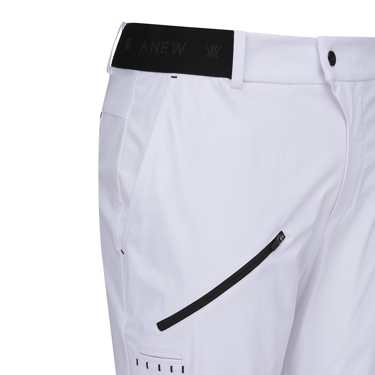 어뉴골프(ANEW GOLF) MEN ZIPPER POINT VENTILATION LONG PANTS_WH