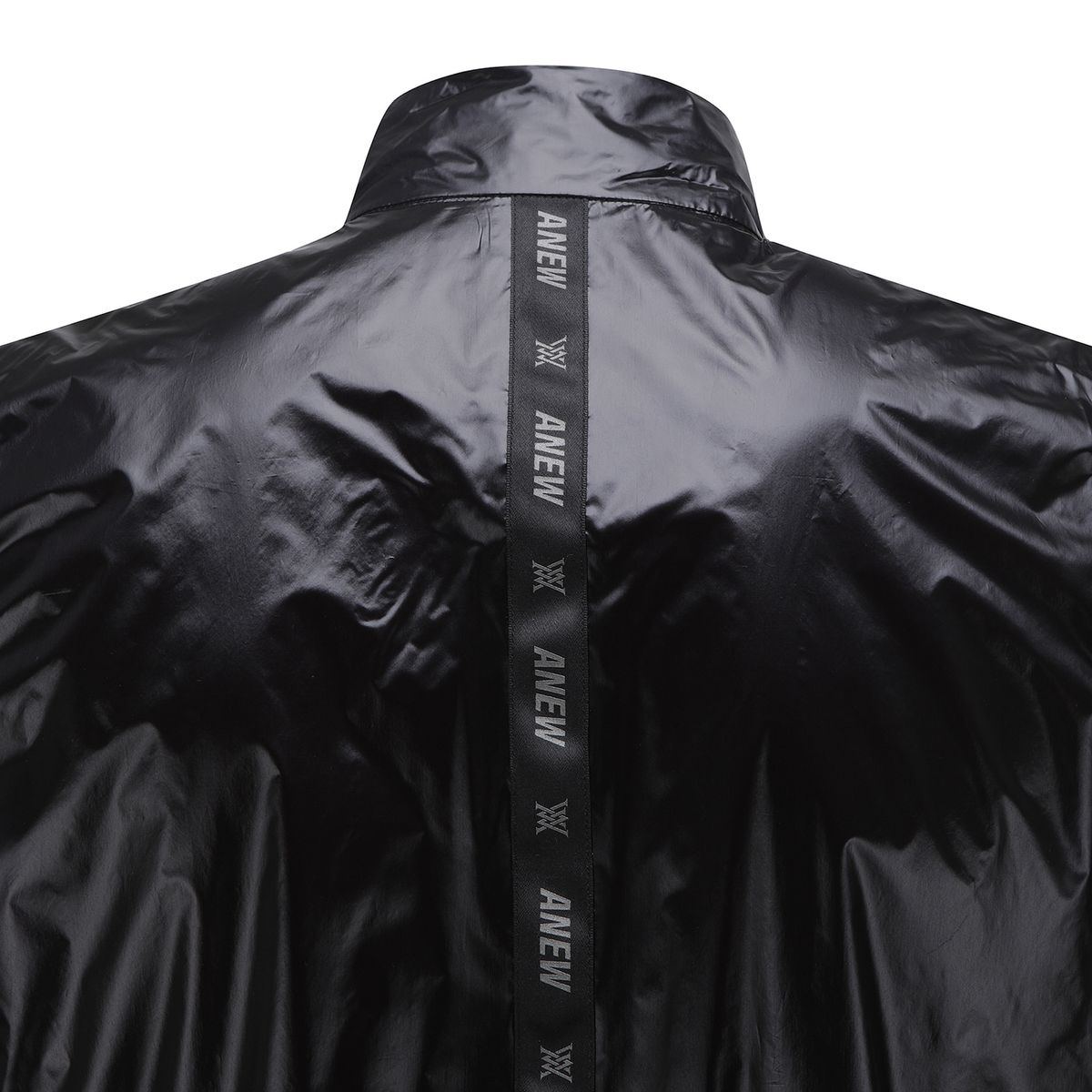 어뉴골프(ANEW GOLF) MEN A DIAGONAL LINE ZIPPER POINT VEST_BK