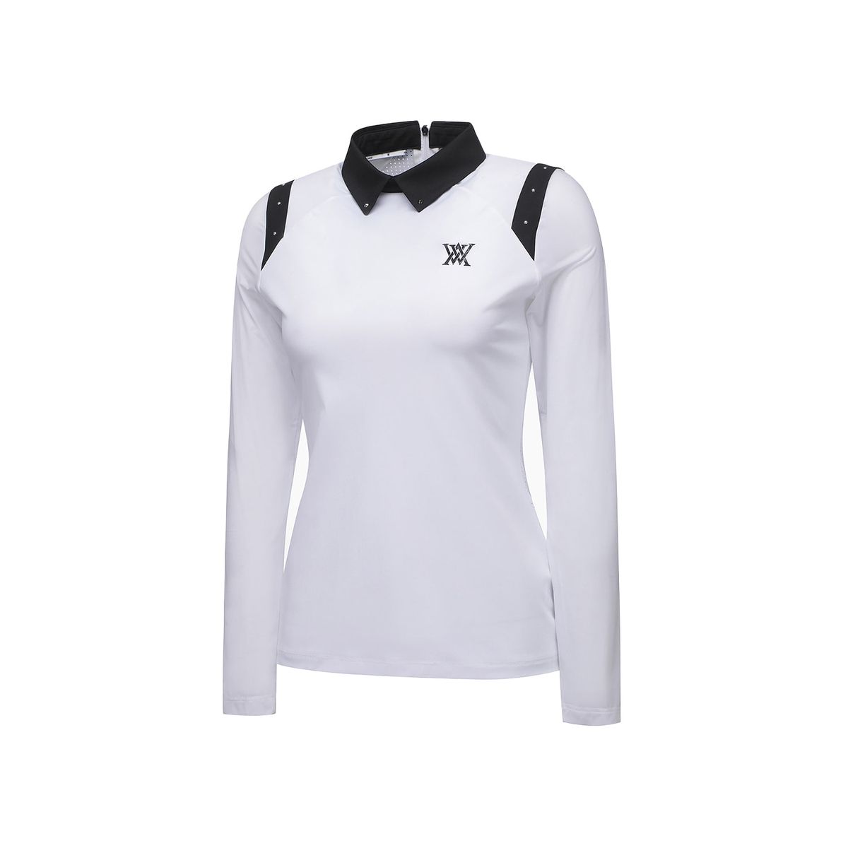 어뉴골프(ANEW GOLF) WOMEN SHOULDER POINT LONG T-SHIRT_WH