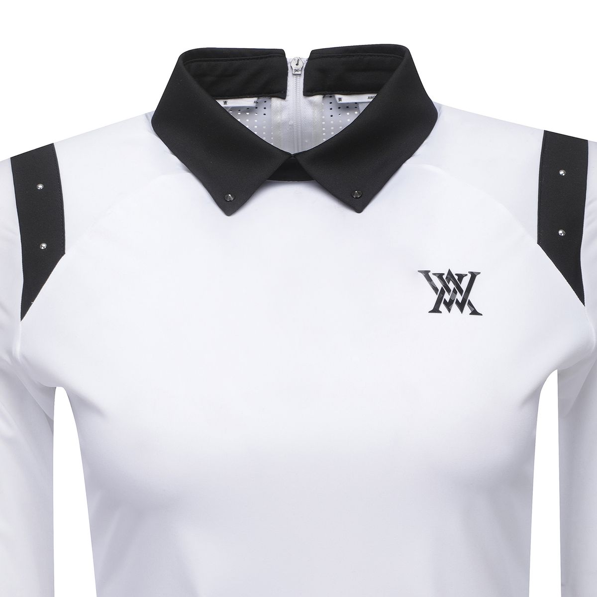 어뉴골프(ANEW GOLF) WOMEN SHOULDER POINT LONG T-SHIRT_WH