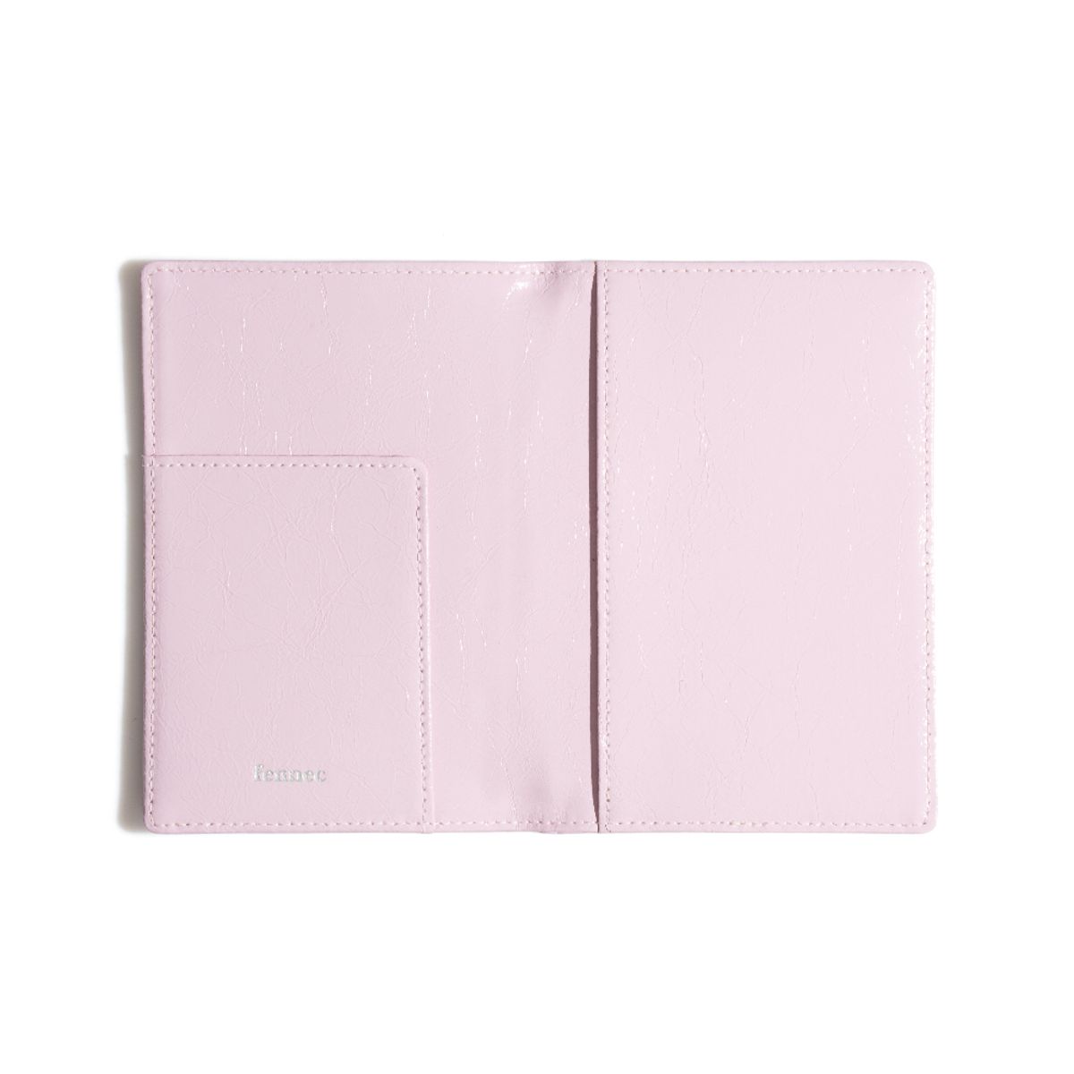 페넥(FENNEC) CRINKLE PASSPORT CASE - LIGHT PINK