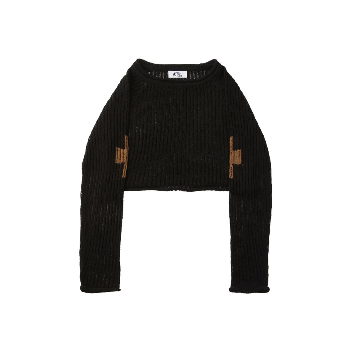 콘스트(CONST) AC Cut-off Knits, Black
