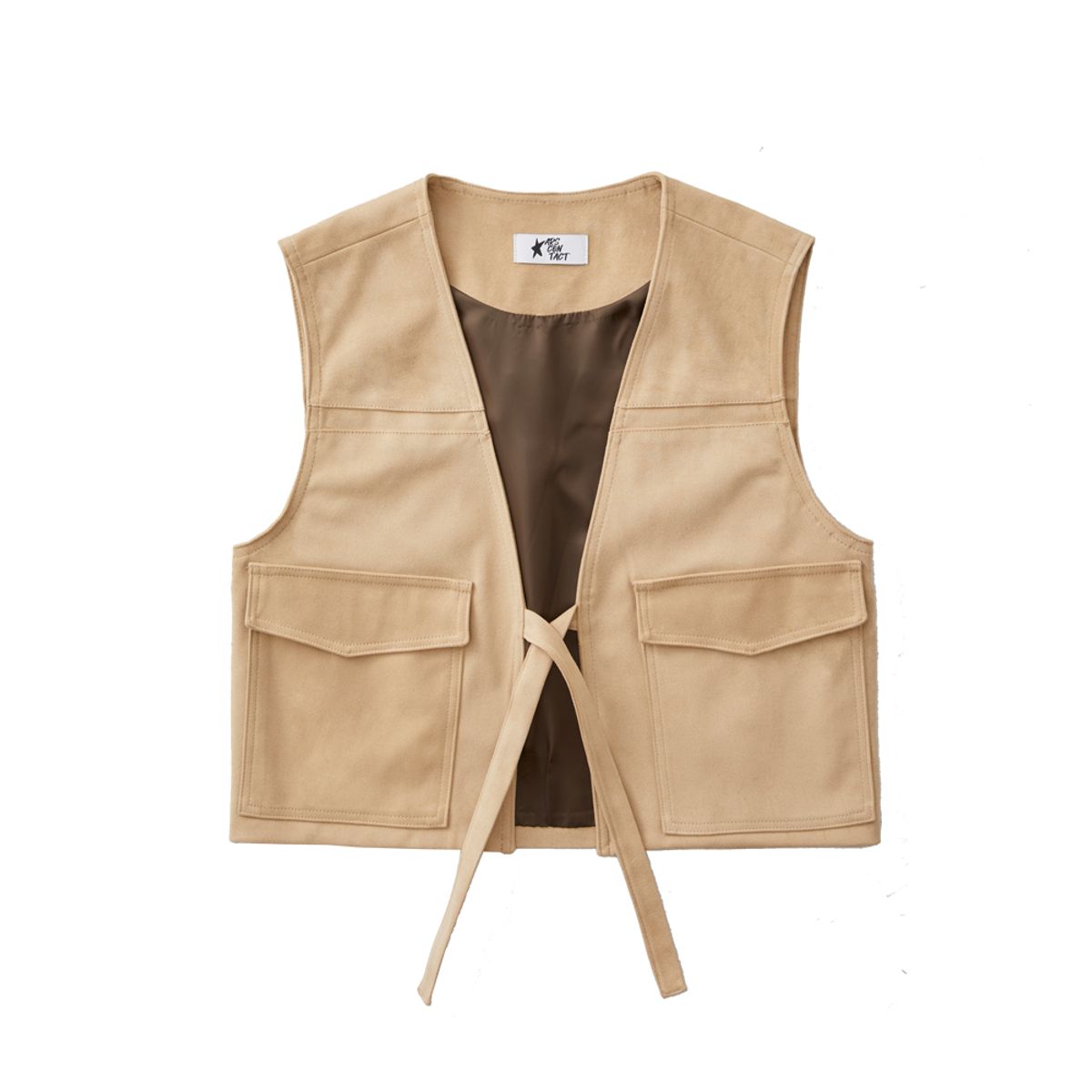 콘스트(CONST) AC HC Suede Vest. Camel