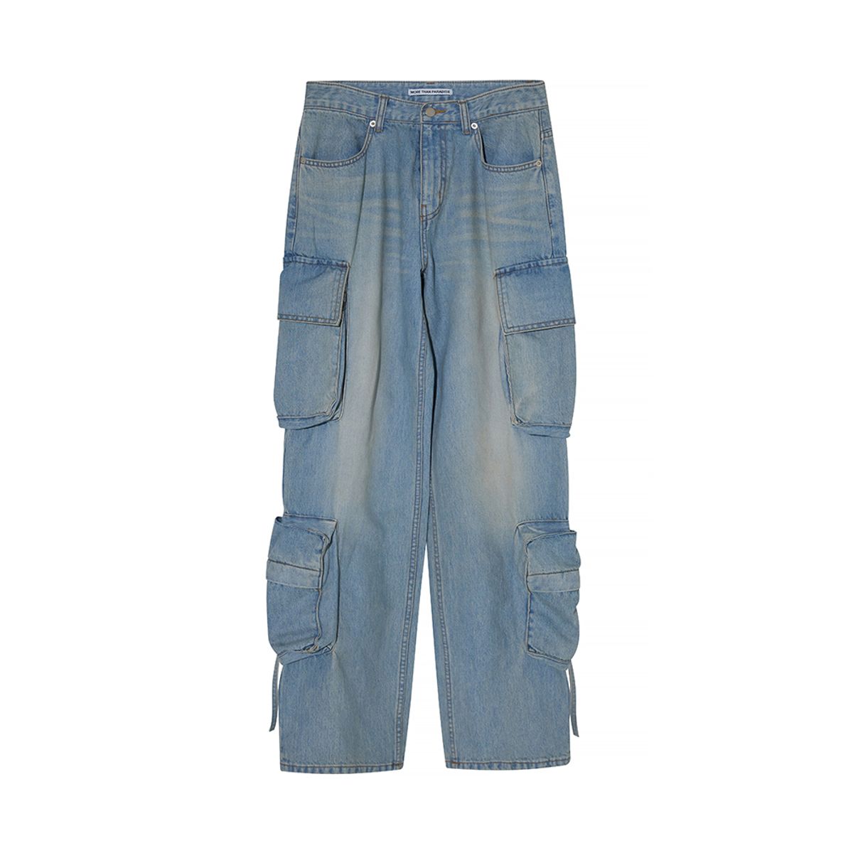 모어댄파라다이스(MORE THAN PARADISE) CARGO DENIM PANTS - BLUE