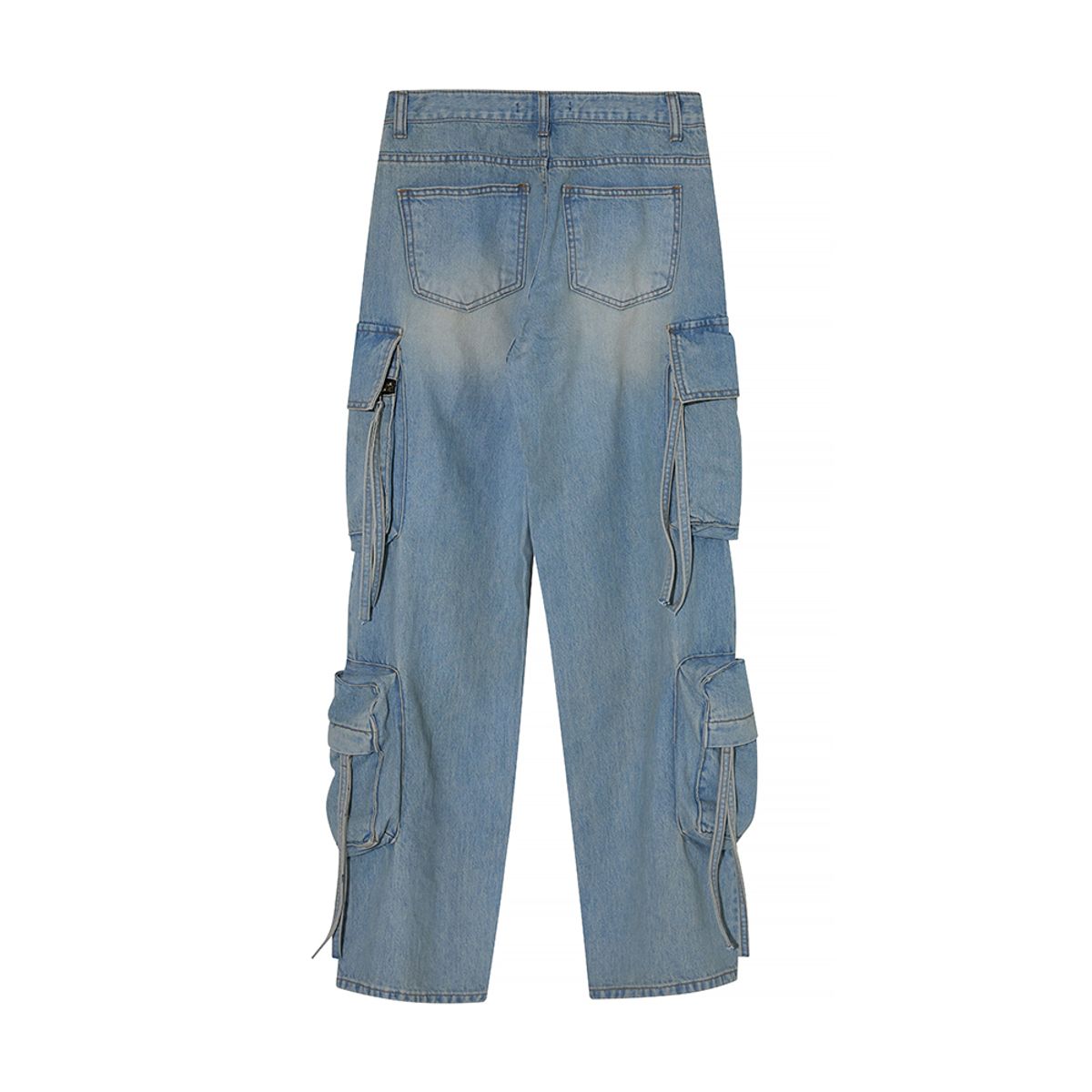 모어댄파라다이스(MORE THAN PARADISE) CARGO DENIM PANTS - BLUE