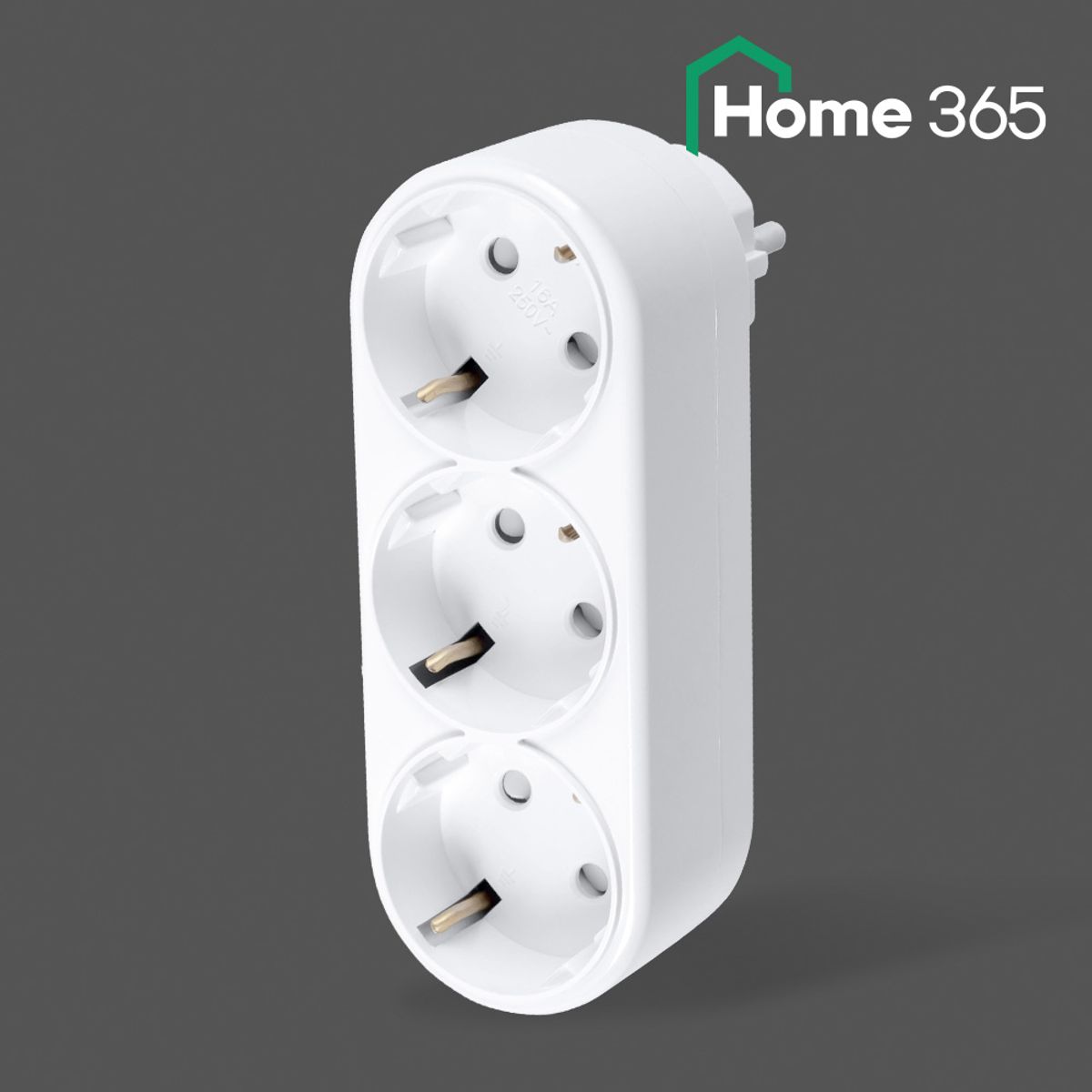 홈365(HOME365) 국산 일자형 3구 멀티탭 16A
