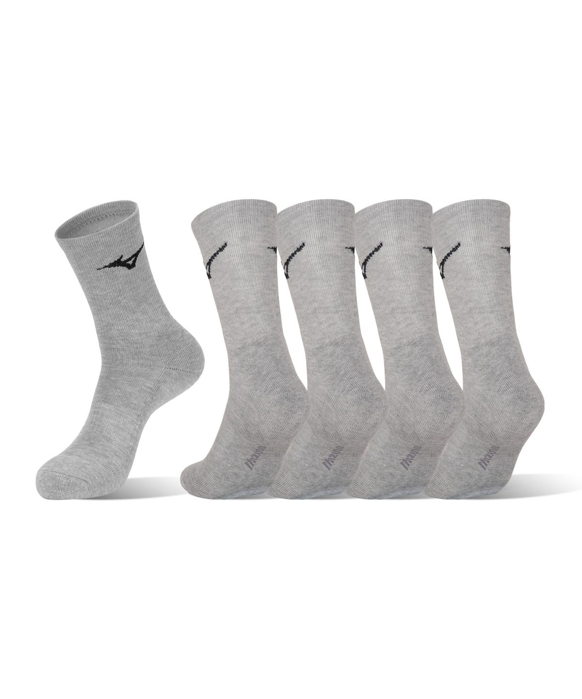 미즈노(MIZUNO) 이중 쿠셔닝 크루삭스 5족