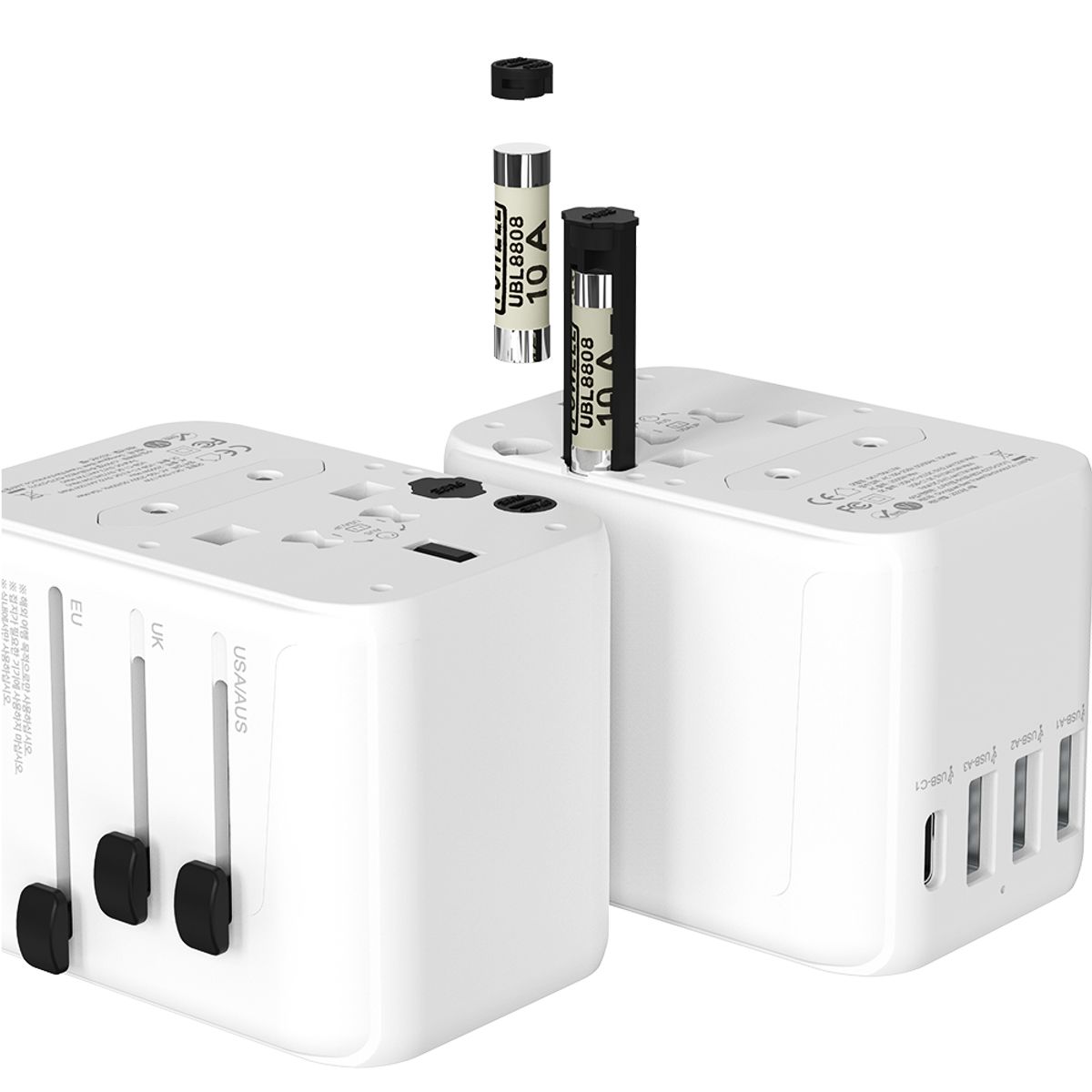 스카이(SKY) 17W 4포트 여행용 멀티어댑터 AC 2500W
