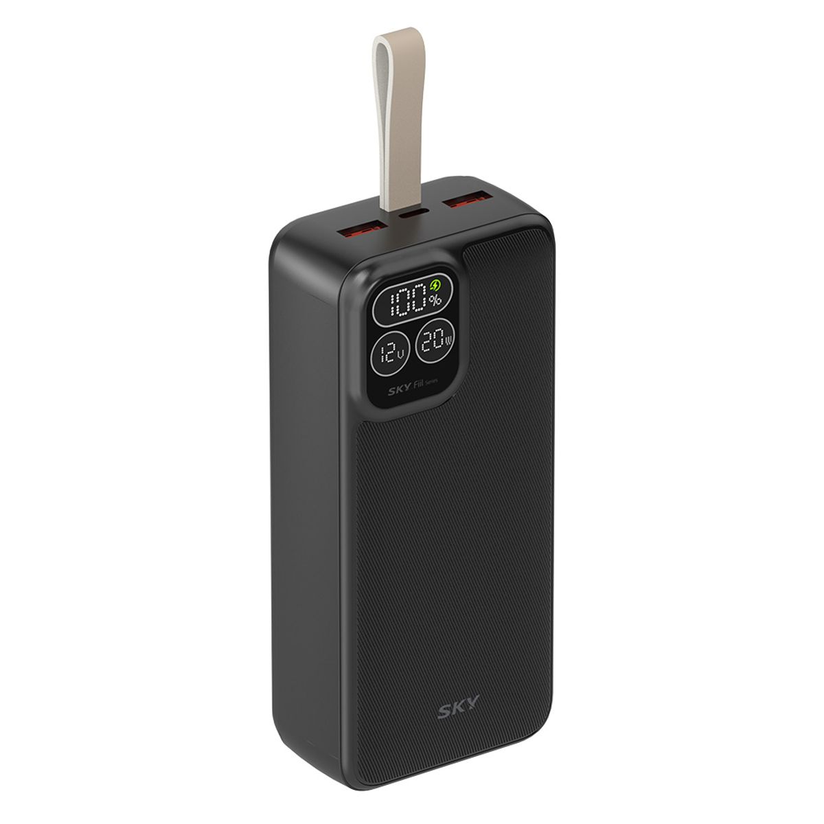 스카이(SKY) 필 PD30 22.5W 고속 충전 LCD 잔량표시 차박 캠핑용  30000mAh 대용량 보조배터리