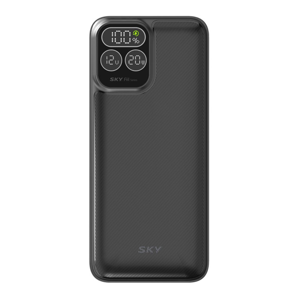 스카이(SKY) 20W 고속충전 LCD 보조배터리 10000mAh [배터리잔량 표시] PD10