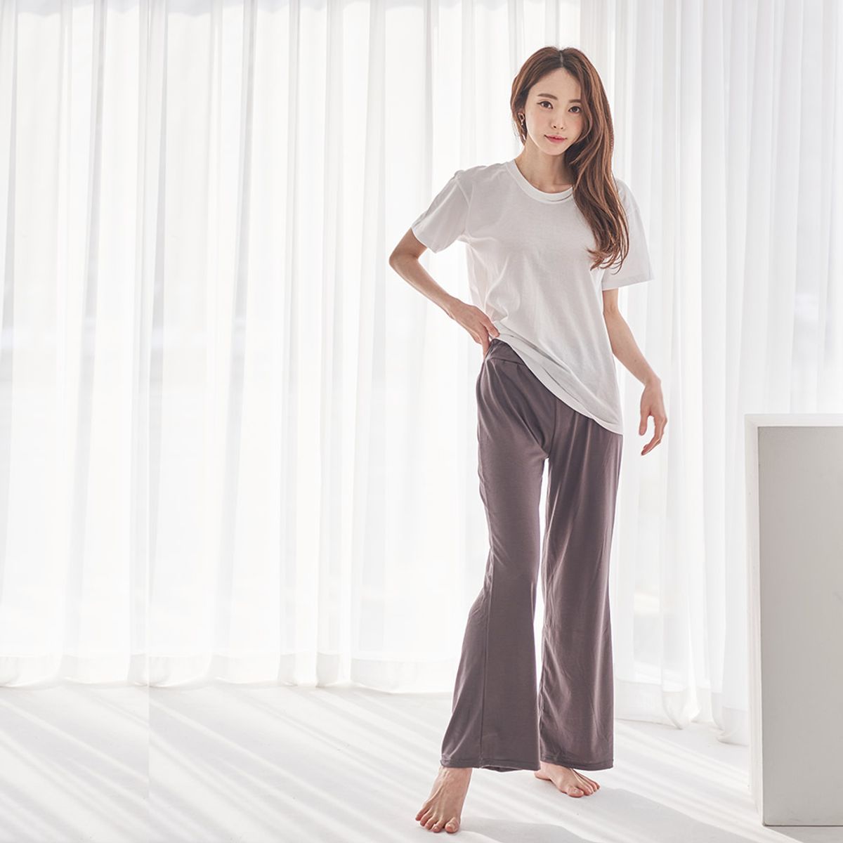 에이원(AONE) 우먼 요가 9부바지 (66944)