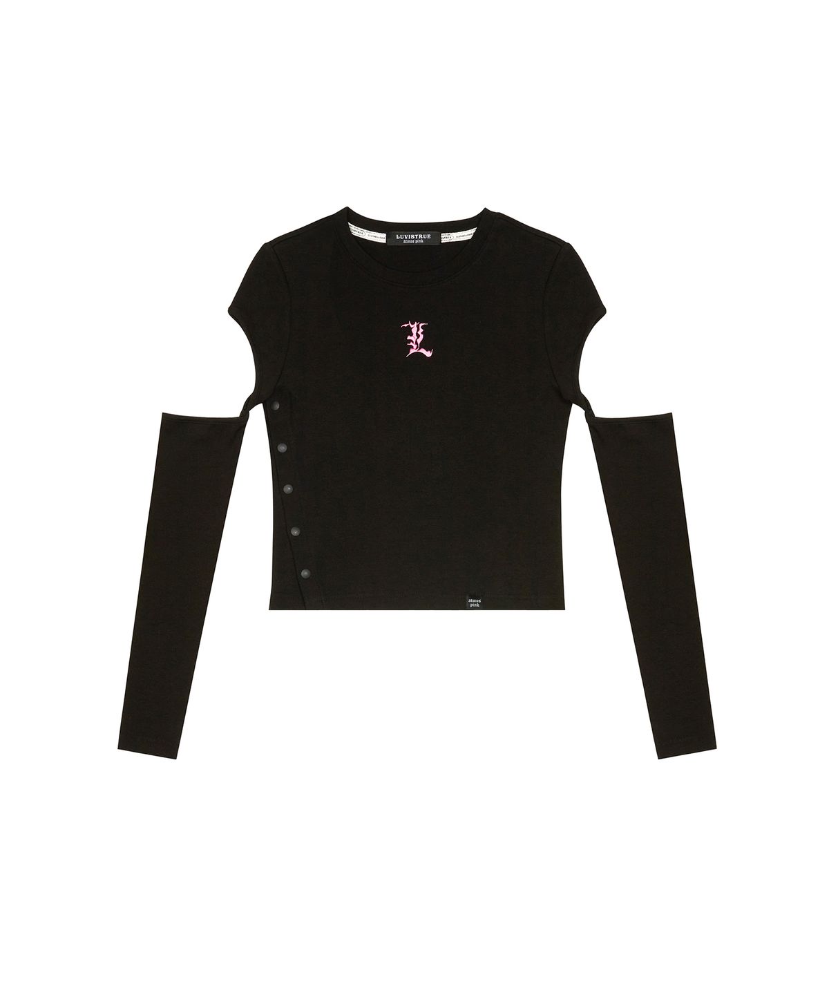 러브이즈트루(LUVISTRUE) RC L LOGO SUNGRIP TEE(BLACK)