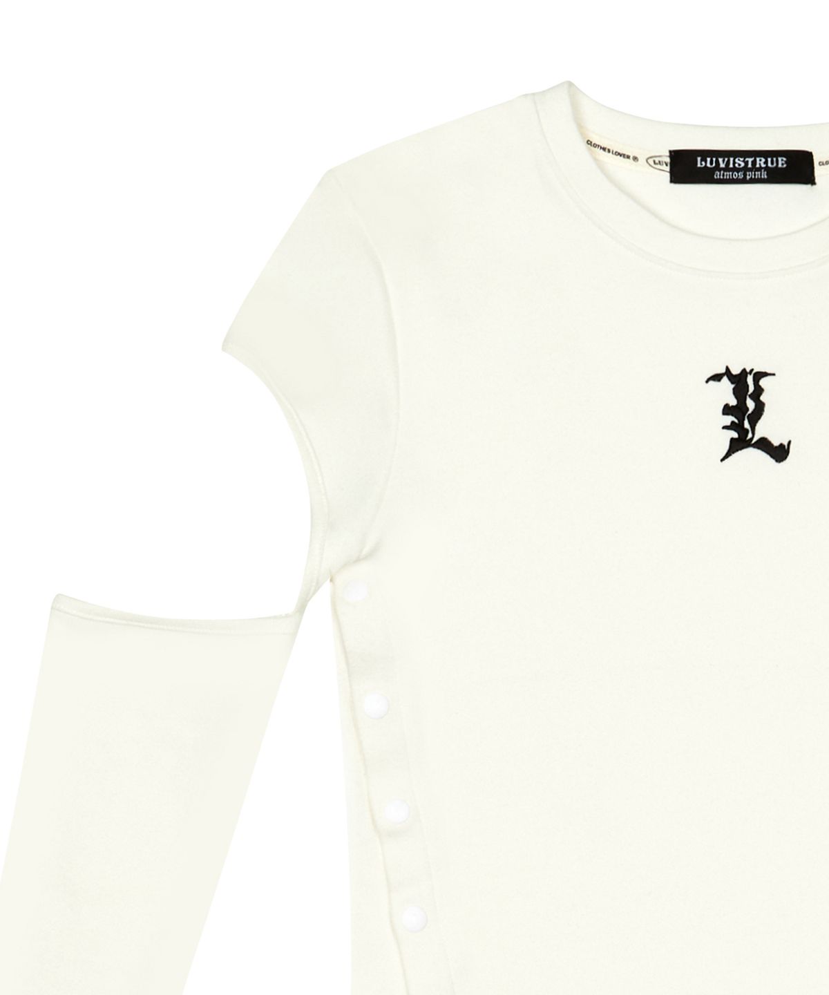 러브이즈트루(LUVISTRUE) RC L LOGO SUNGRIP TEE(WHITE)