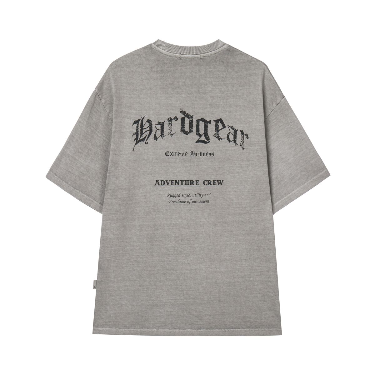 하드기어 어패럴(HARDGEAR APPAREL) 빈티지 로고 티 그레이