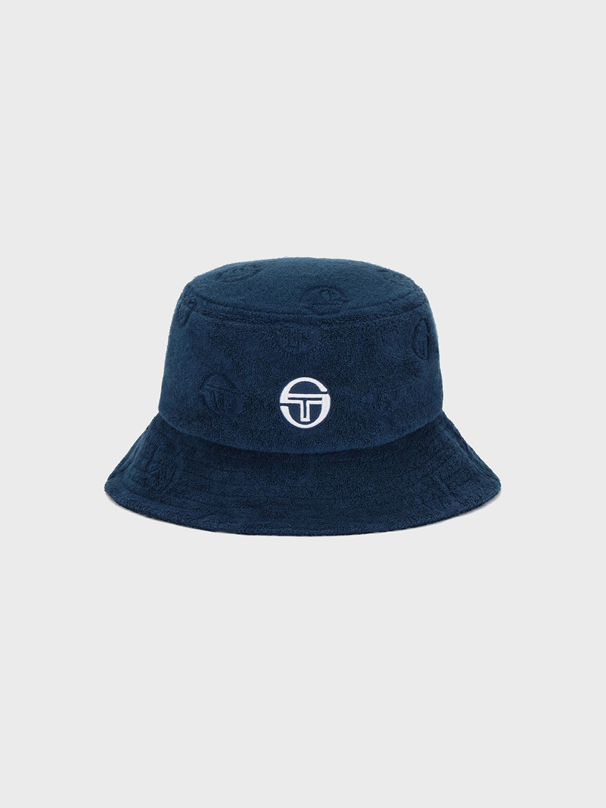 세르지오 타키니(SERGIO TACCHINI) U 모노그램 테리 버킷햇 (Navy)
