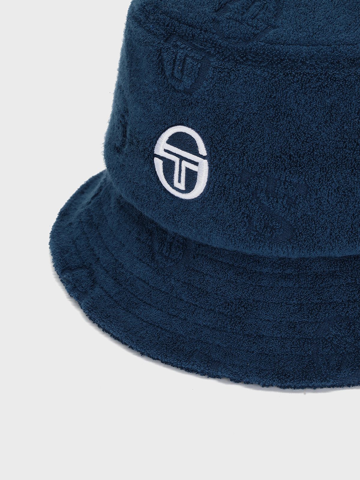 세르지오 타키니(SERGIO TACCHINI) U 모노그램 테리 버킷햇 (Navy)