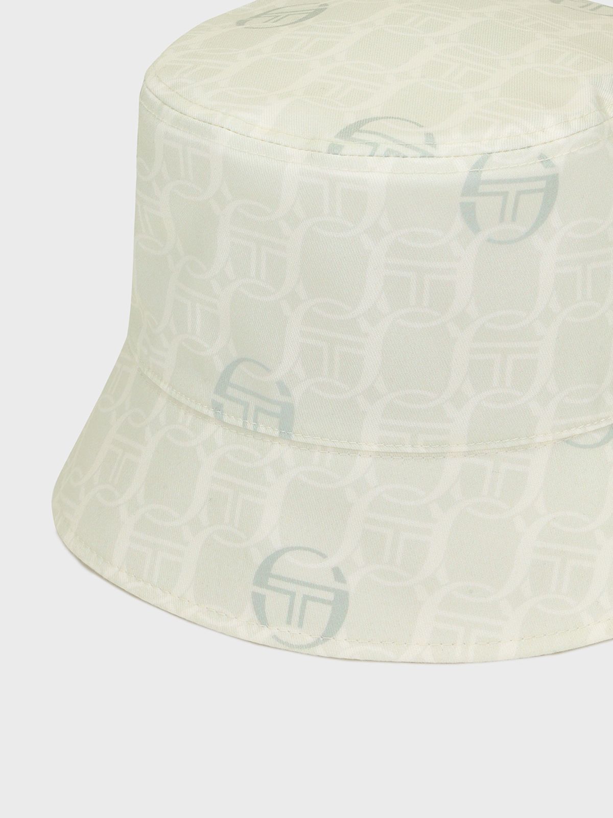 세르지오 타키니(SERGIO TACCHINI) U 모노그램 리버시블 우븐 버킷햇 (White)