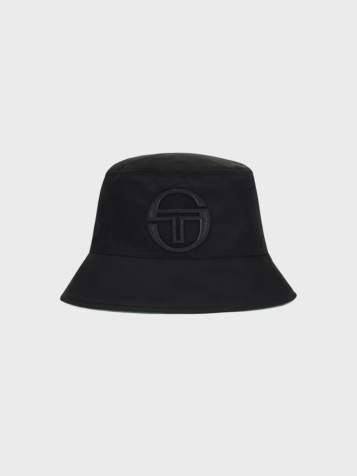 세르지오 타키니(SERGIO TACCHINI) U 모노그램 리버시블 우븐 버킷햇 (Black)