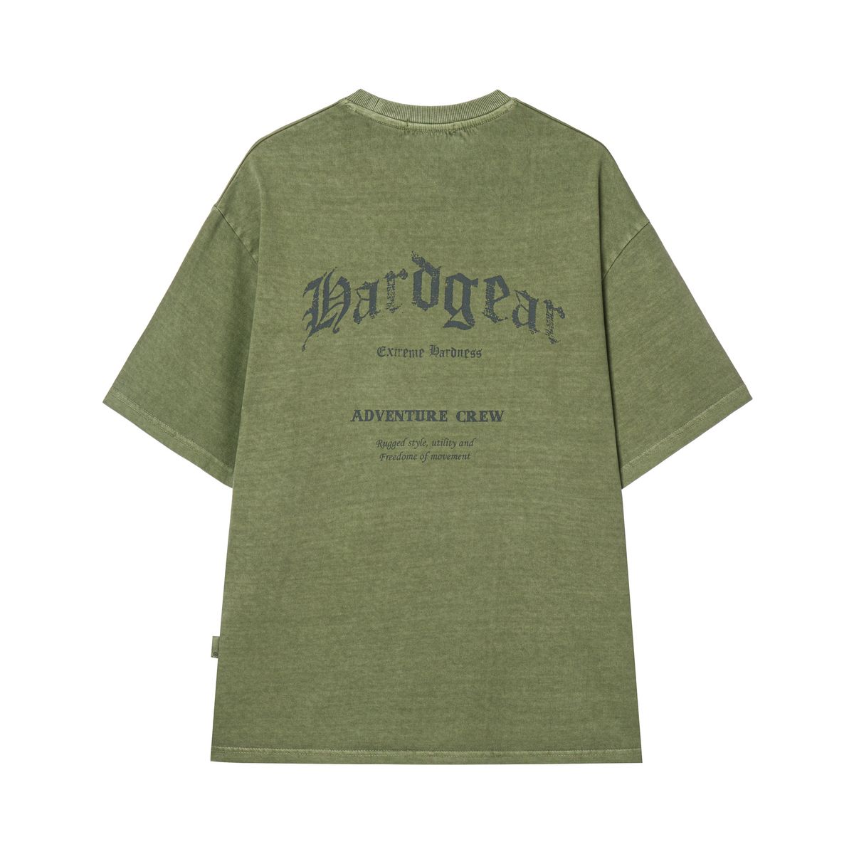 하드기어 어패럴(HARDGEAR APPAREL) 빈티지 로고 티 카키