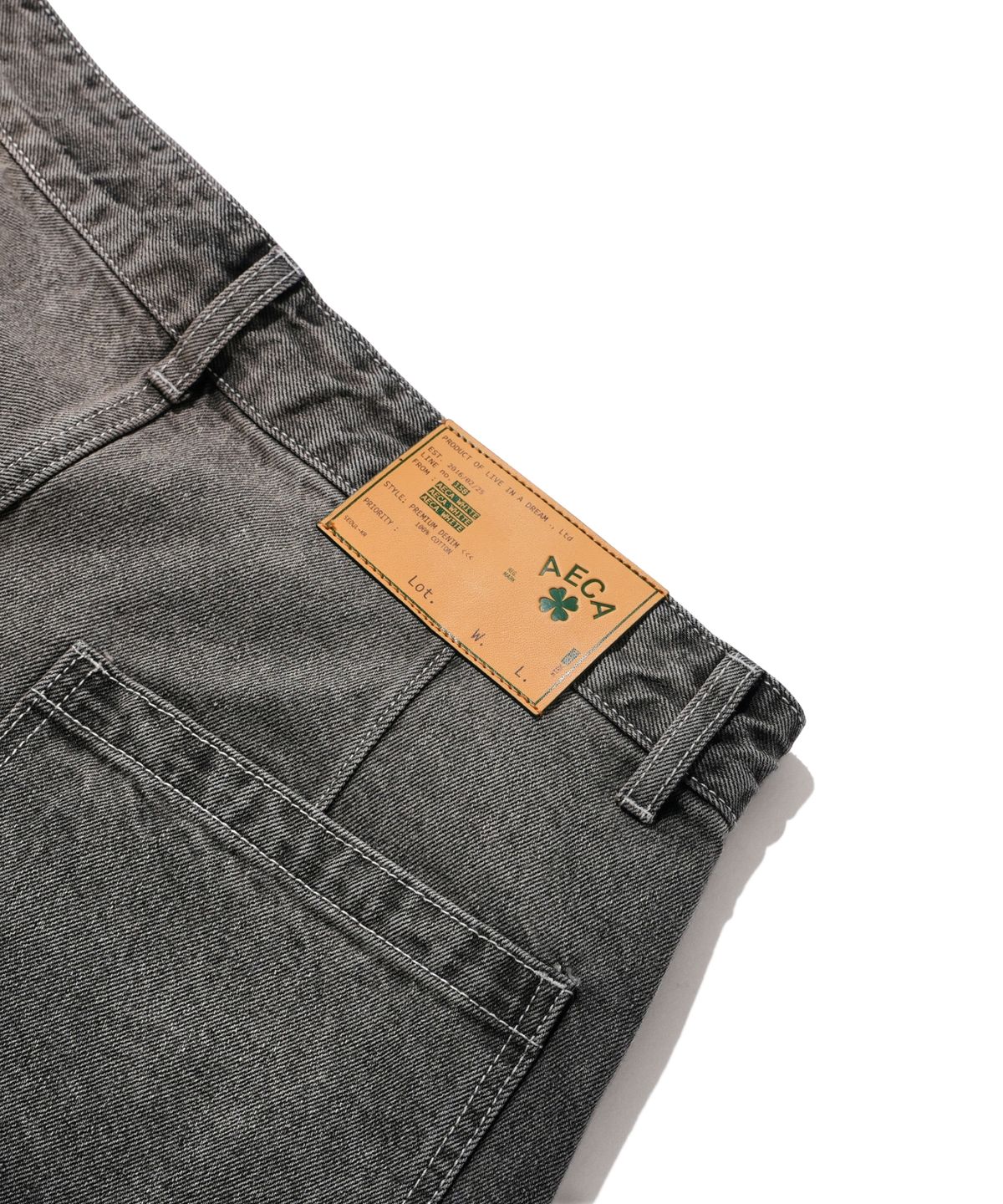 에이카화이트(AECA) MULTI STITCH CARPENTER DENIM-GREY
