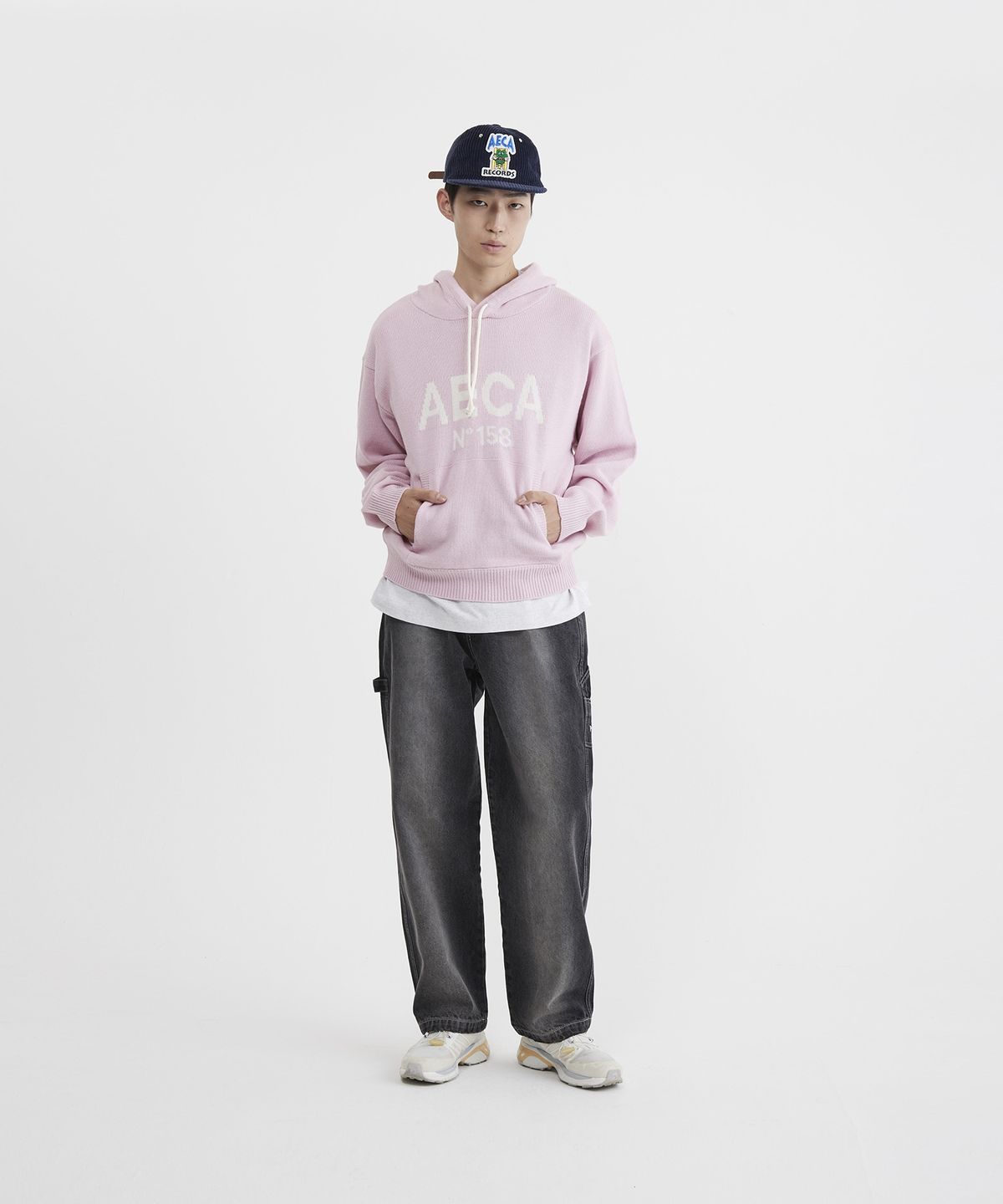 에이카화이트(AECA) MULTI STITCH CARPENTER DENIM-GREY