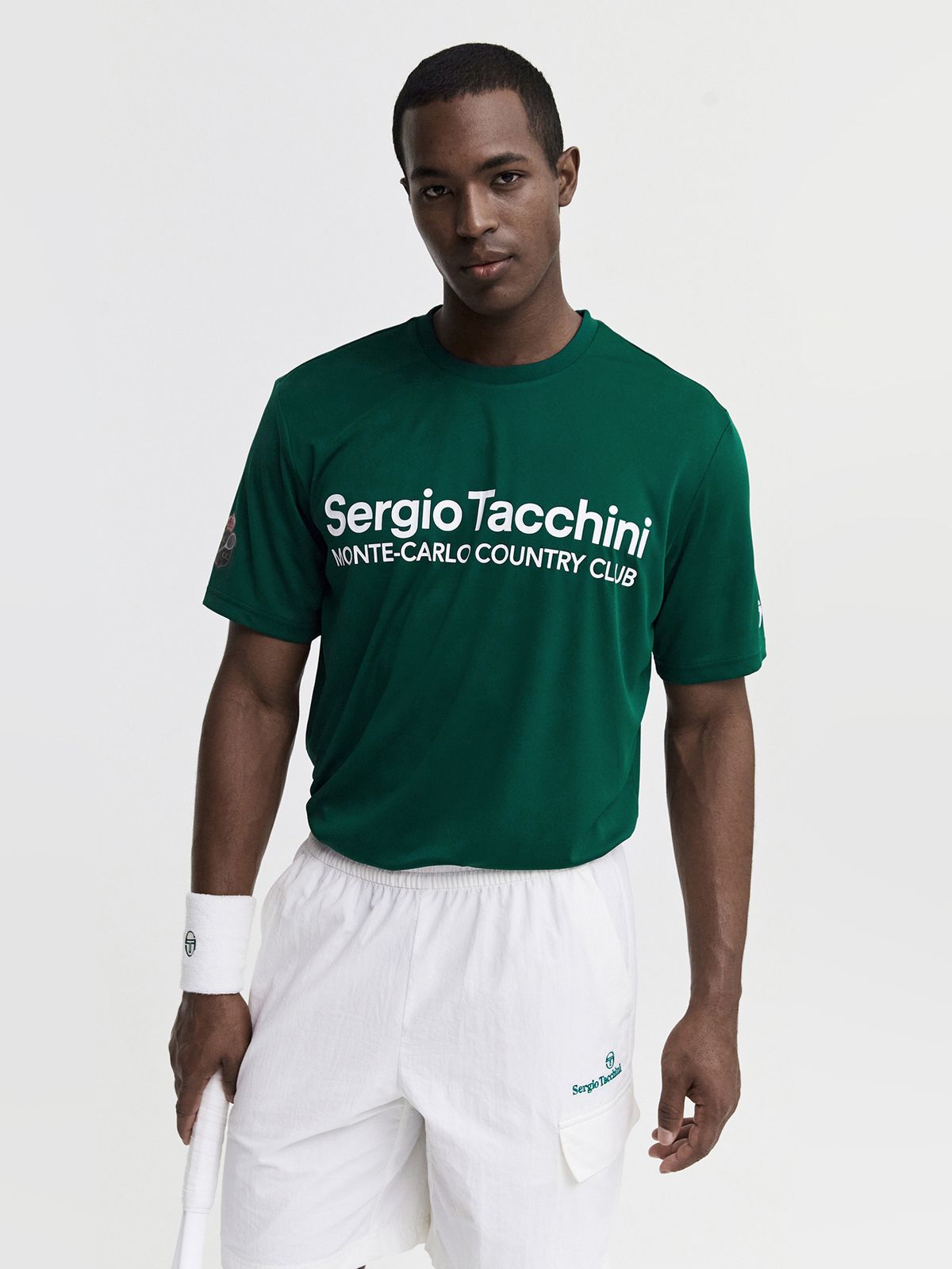 세르지오 타키니(SERGIO TACCHINI) M MC 바이메인 매치 플레이어 반팔 티셔츠 (D.Green)