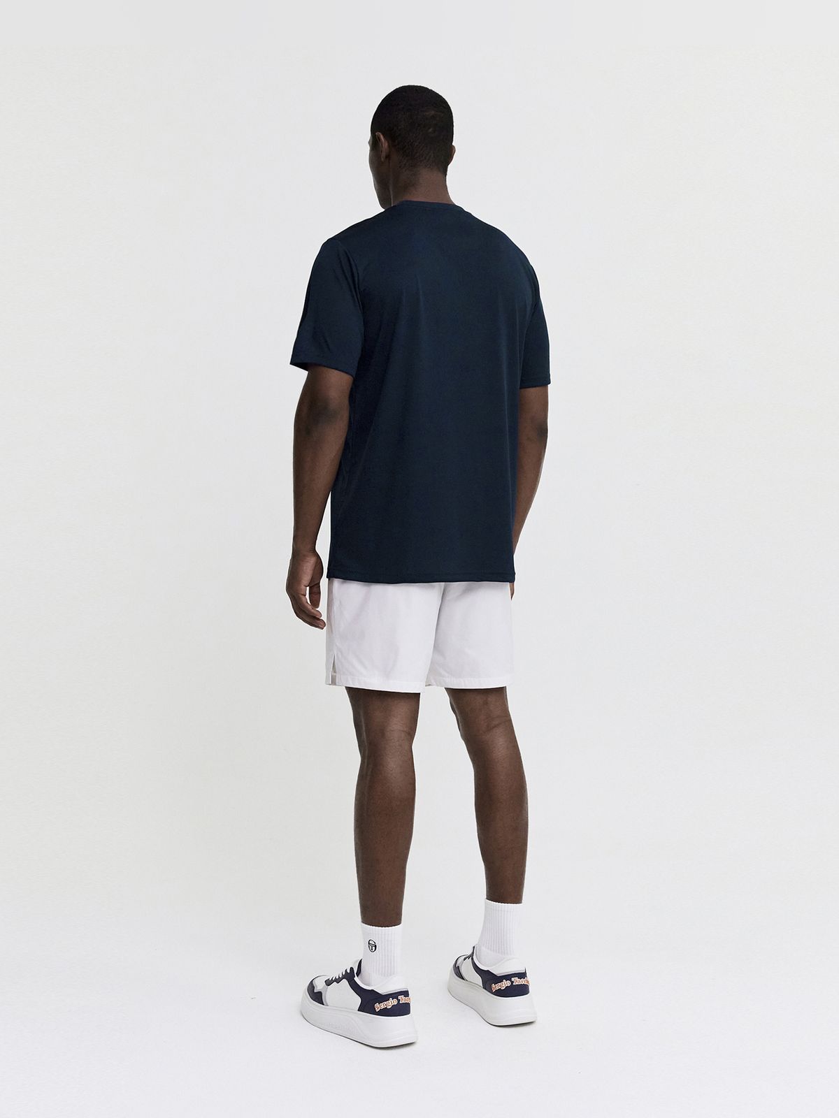 세르지오 타키니(SERGIO TACCHINI) M MC 바이메인 매치 플레이어 반팔 티셔츠 (Navy)