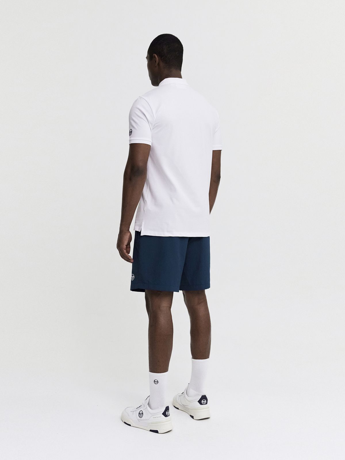 세르지오 타키니(SERGIO TACCHINI) M MC 더블 매치 반팔 폴로 셔츠 (Snow White)