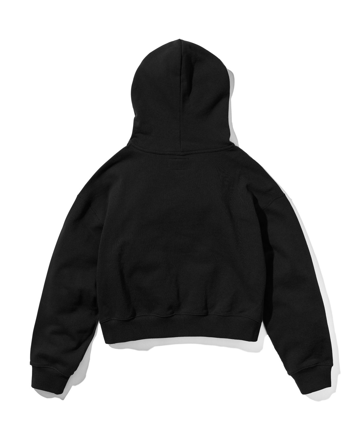 에이카화이트(AECA) BIG LOGO CROP HOODIE-BLACK/WHITE