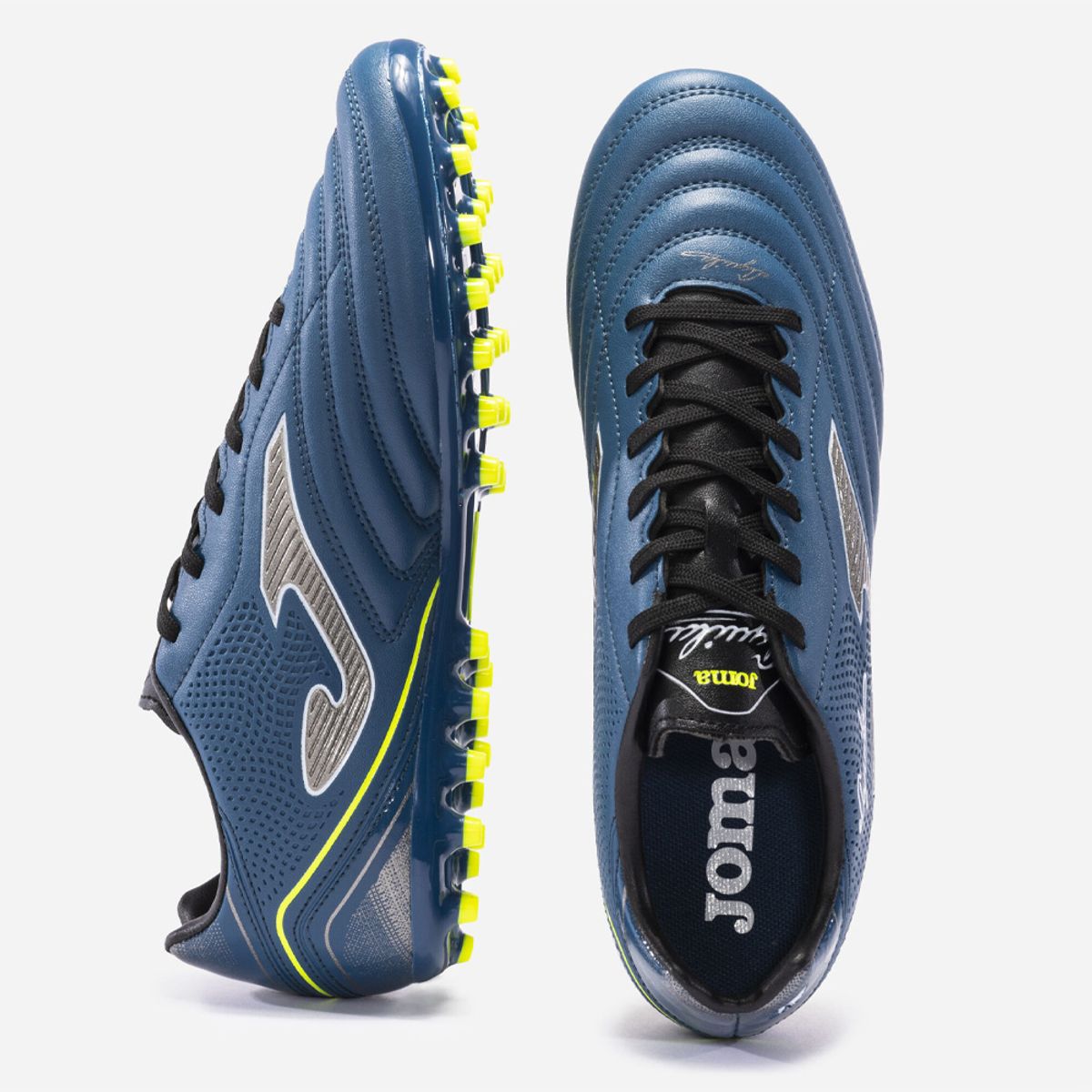 조마(JOMA) AGUW2317AG 인조잔디용 축구화 인더스트리얼 블루/네온 그린