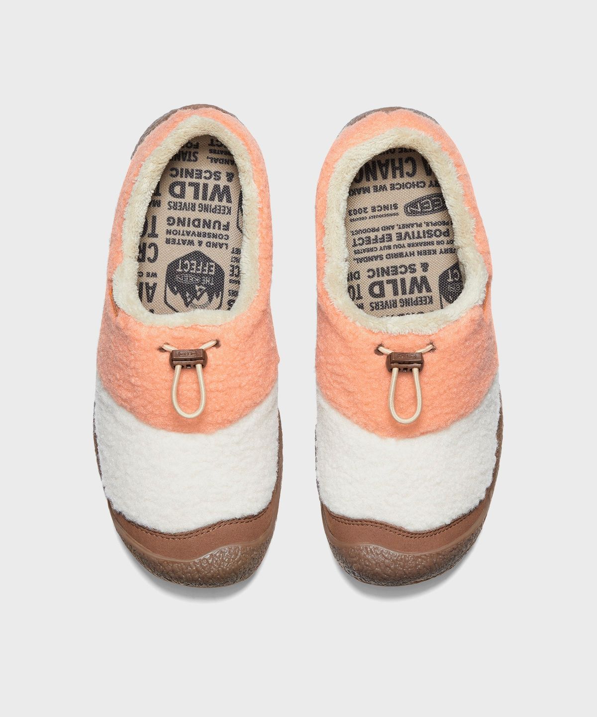 킨(KEEN) 하우저3 슬라이드 Birch Tangerine