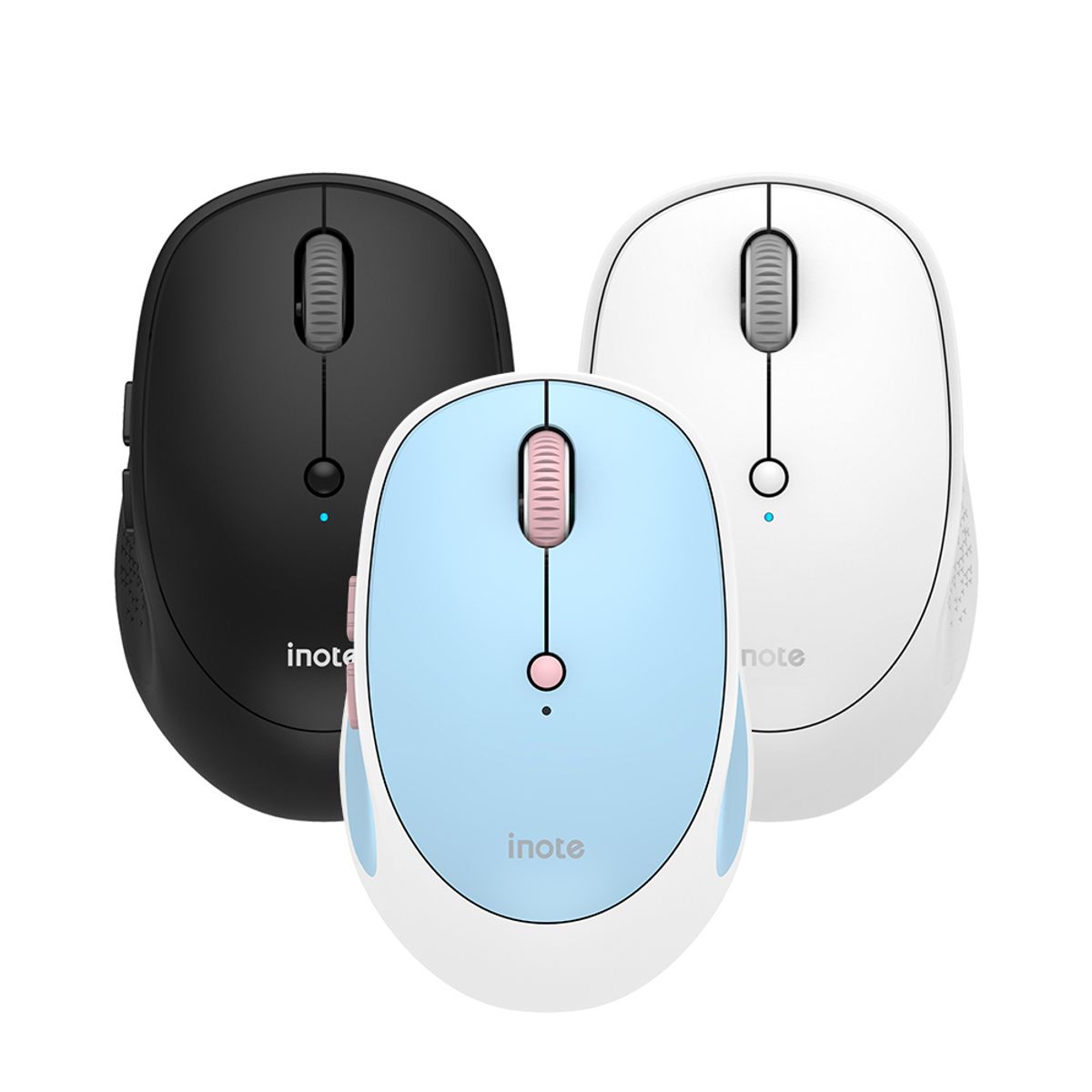 아이노트(INOTE) FS-508RB 저소음 미니 멀티페어링 블루투스 무선 마우스
