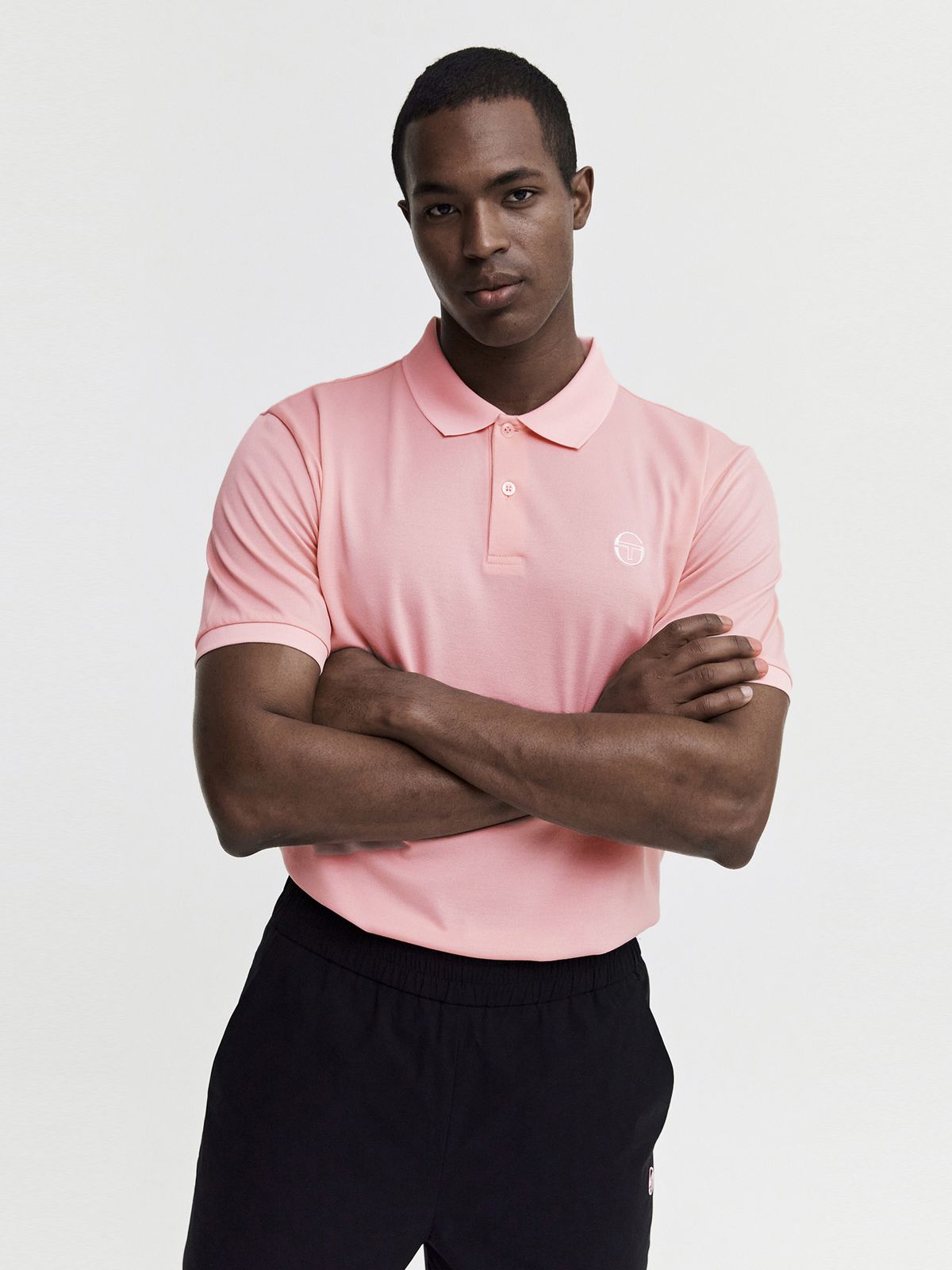 세르지오 타키니(SERGIO TACCHINI) M 클래식 CP 반팔 폴로셔츠 (L.Pink)