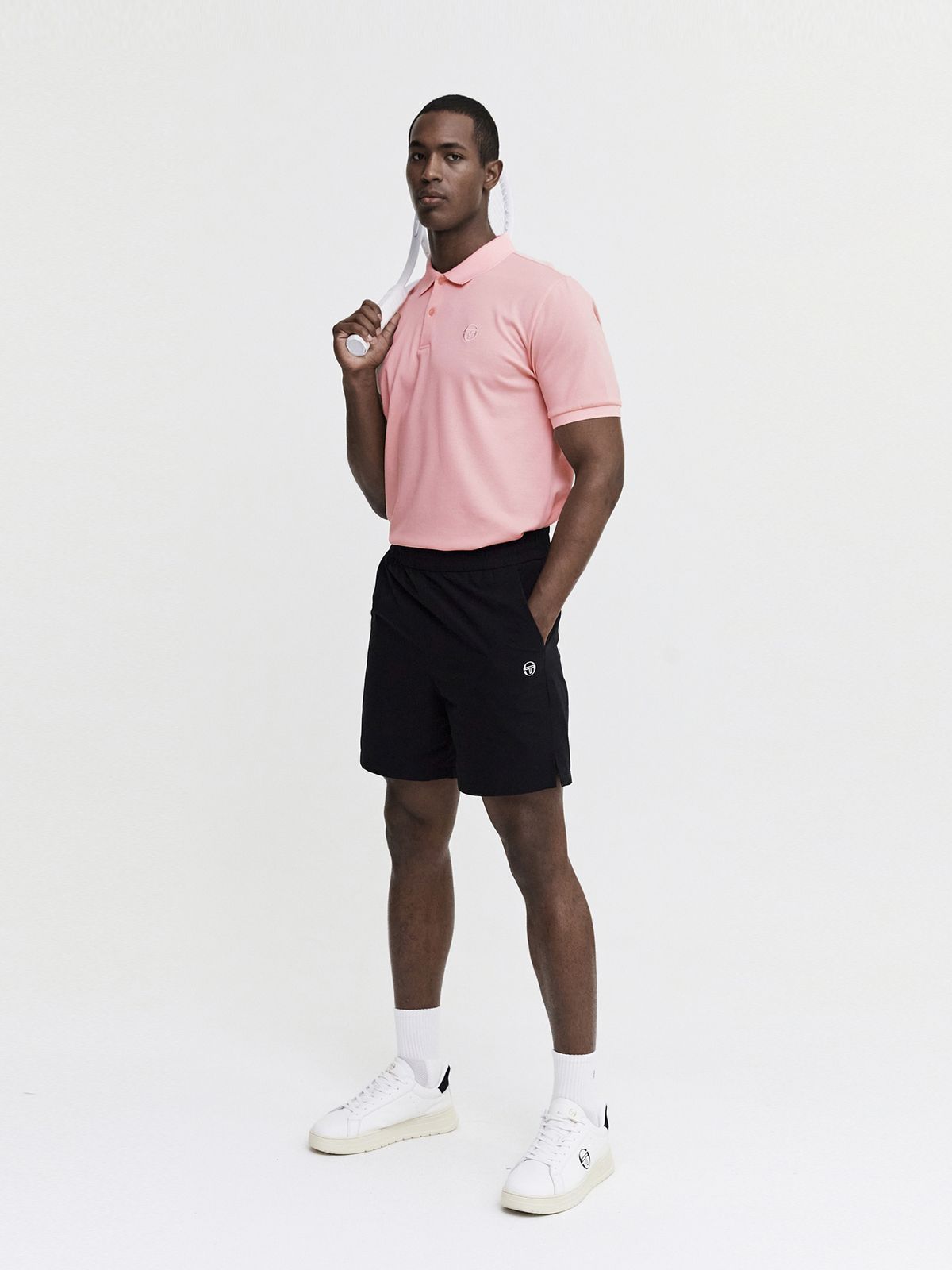 세르지오 타키니(SERGIO TACCHINI) M 클래식 CP 반팔 폴로셔츠 (L.Pink)