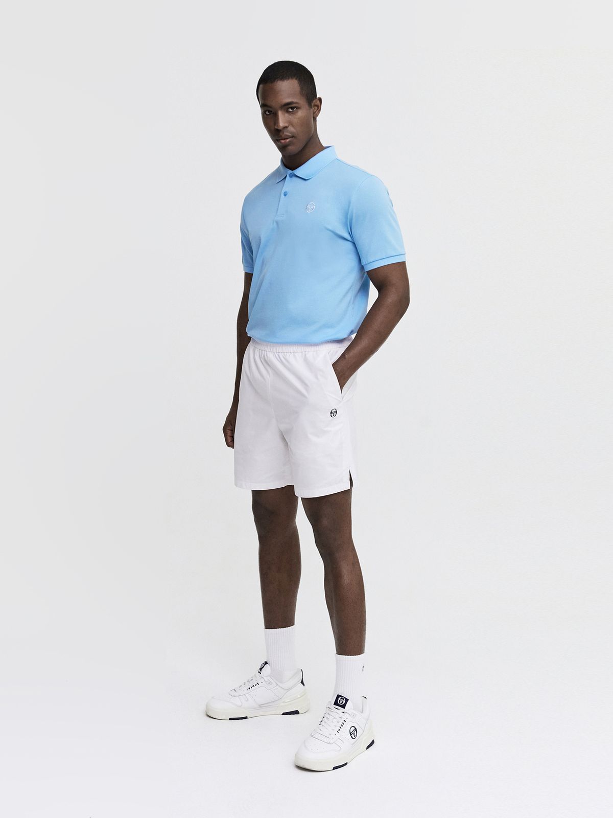 세르지오 타키니(SERGIO TACCHINI) M 클래식 CP 반팔 폴로셔츠 (L.Blue)
