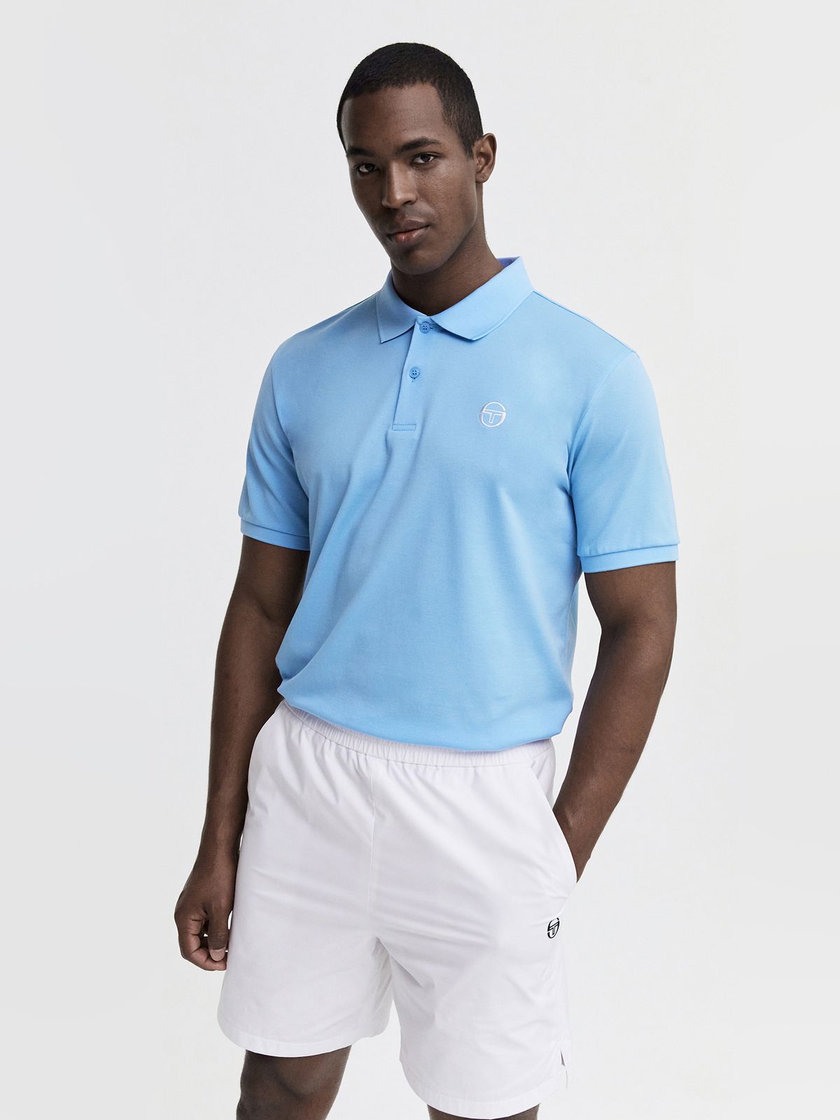 세르지오 타키니(SERGIO TACCHINI) M 클래식 CP 반팔 폴로셔츠 (L.Blue)