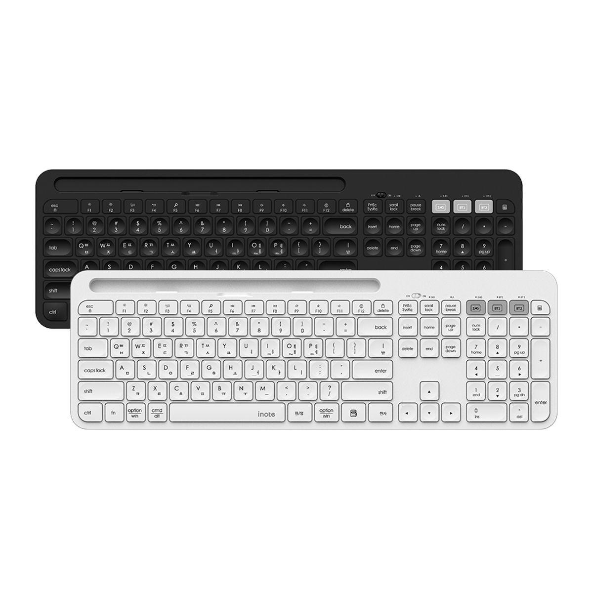 아이노트(INOTE) K608RB 멀티페어링 블루투스 무선 키보드