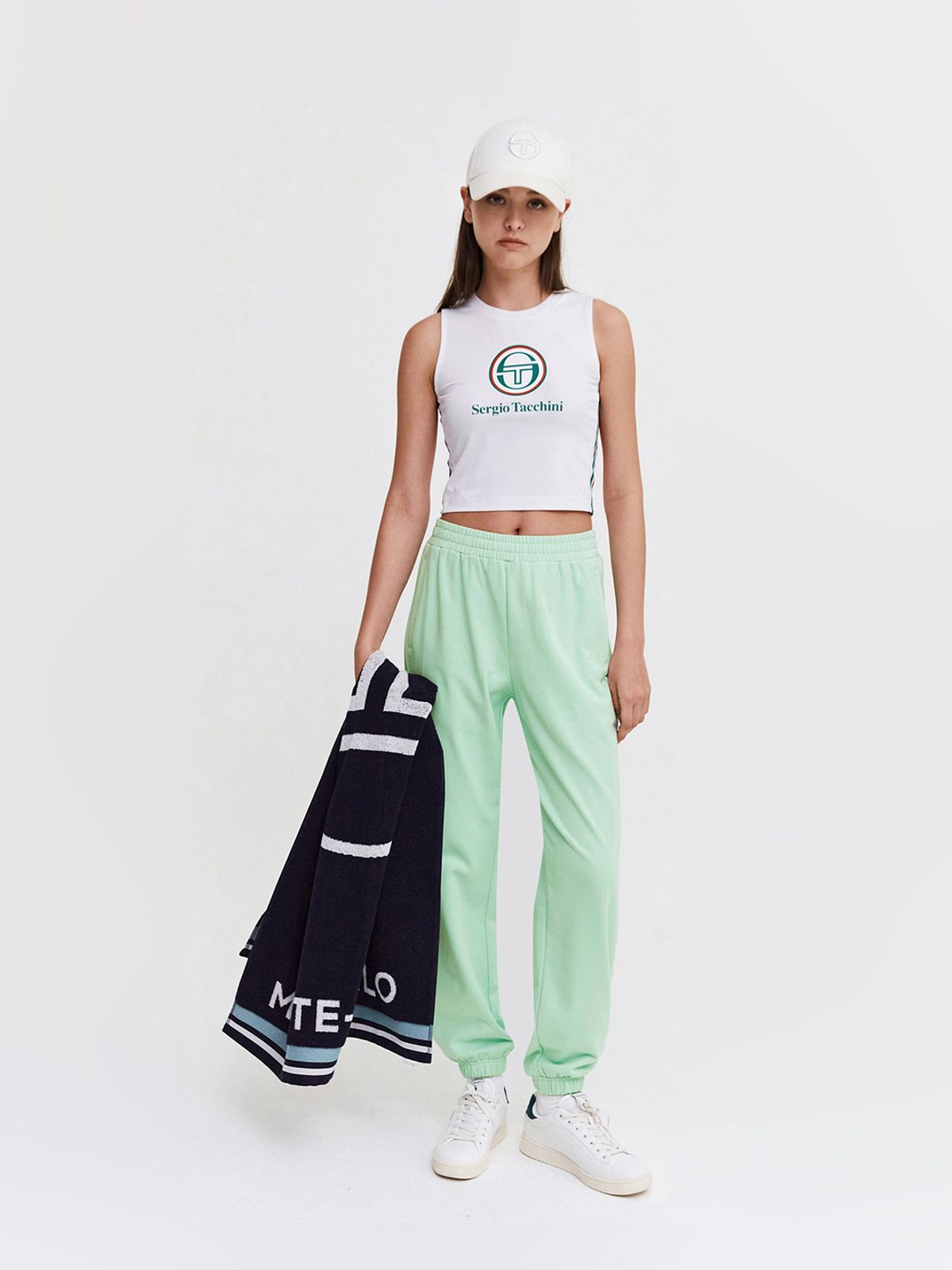 세르지오 타키니(SERGIO TACCHINI) W 모던 CP 조거 팬츠 (L.Mint)