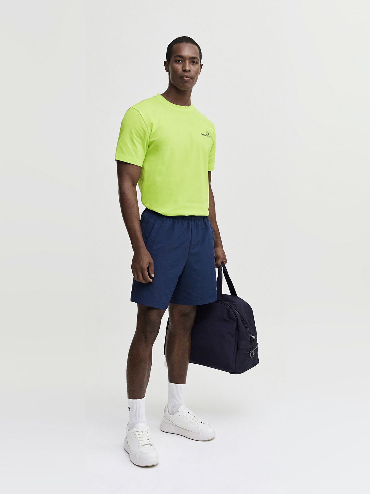세르지오 타키니(SERGIO TACCHINI) M 에센셜 라운드넥 반팔 티셔츠 (Lime)