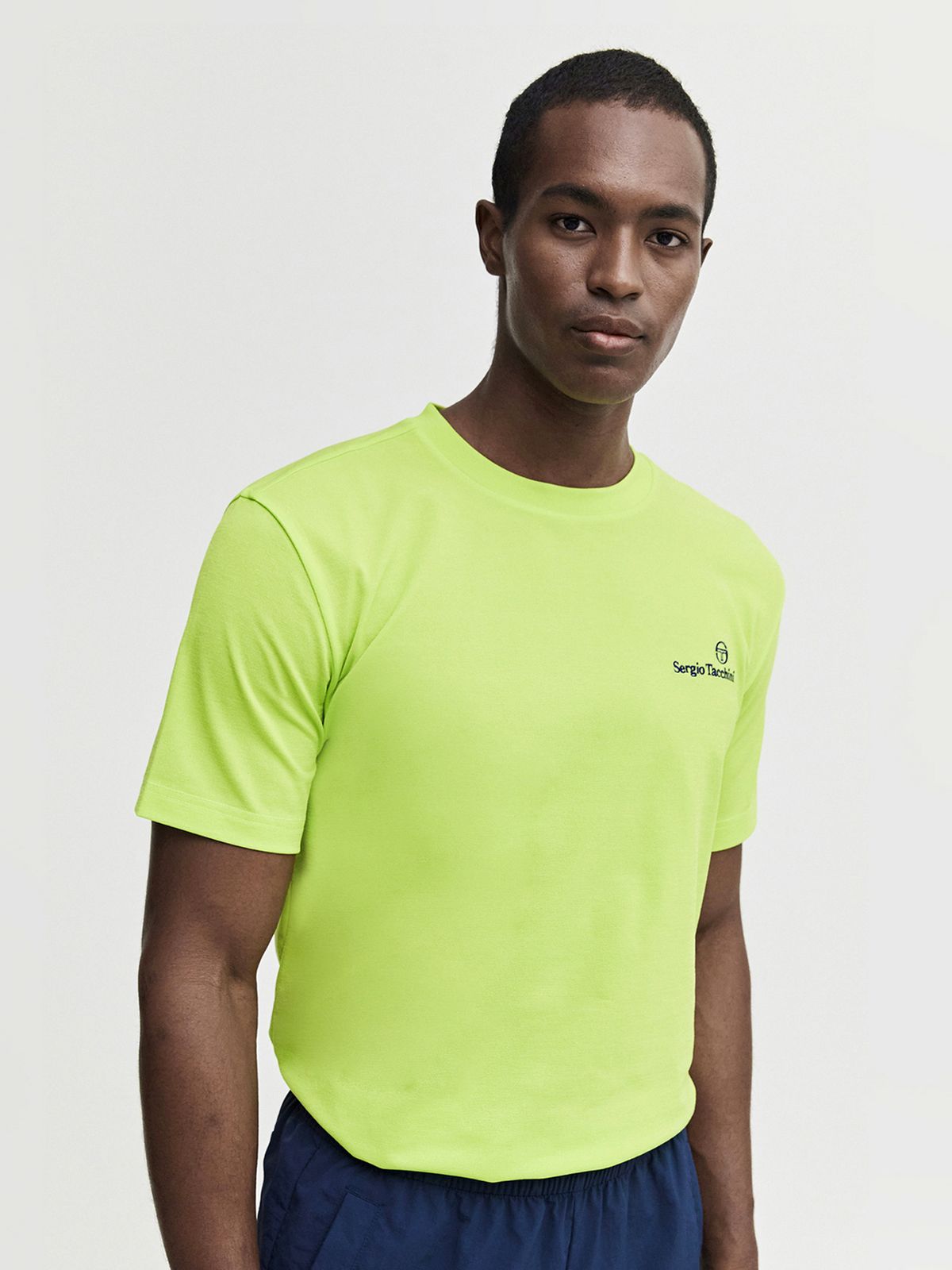 세르지오 타키니(SERGIO TACCHINI) M 에센셜 라운드넥 반팔 티셔츠 (Lime)