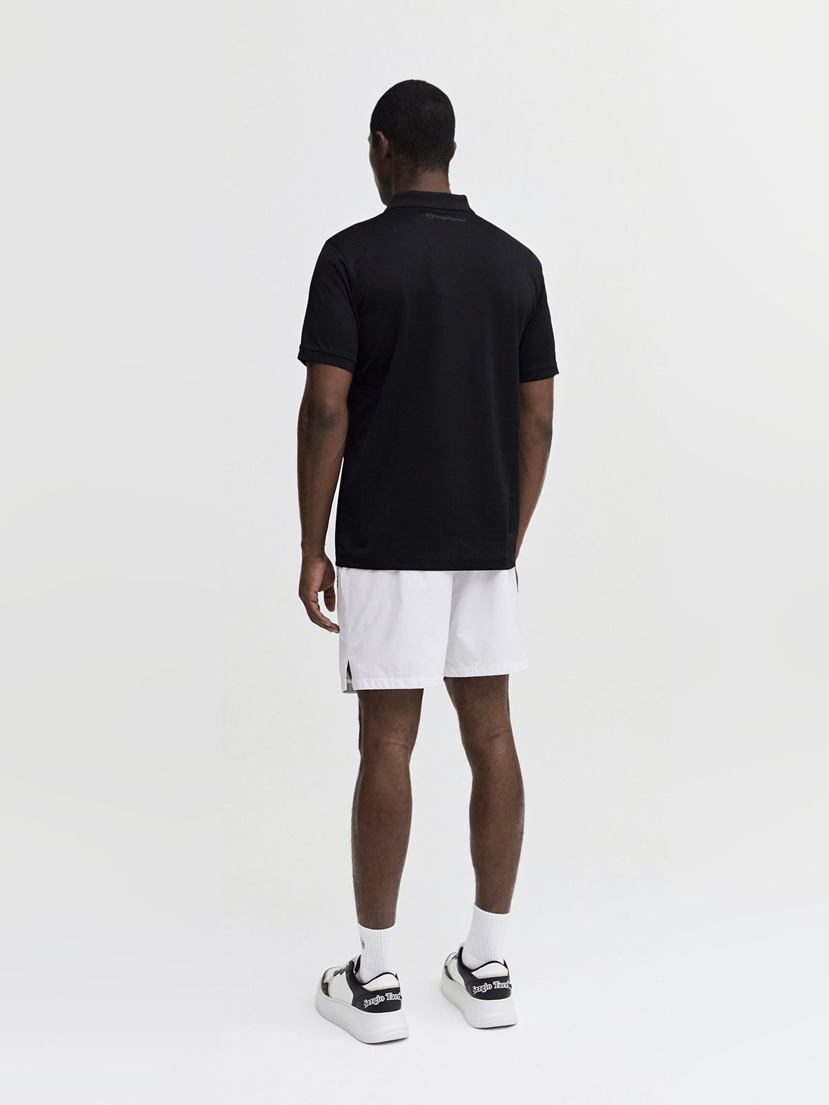 세르지오 타키니(SERGIO TACCHINI) M 에센셜 피케 반팔 폴로 셔츠 (Black)
