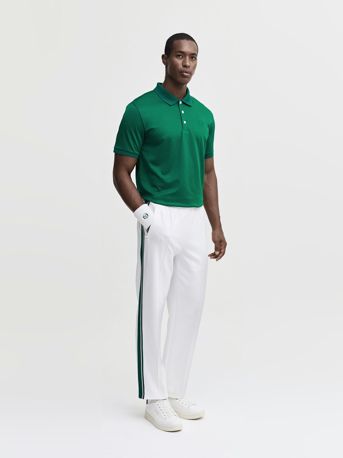 세르지오 타키니(SERGIO TACCHINI) M 에센셜 피케 반팔 폴로 셔츠 (Green)
